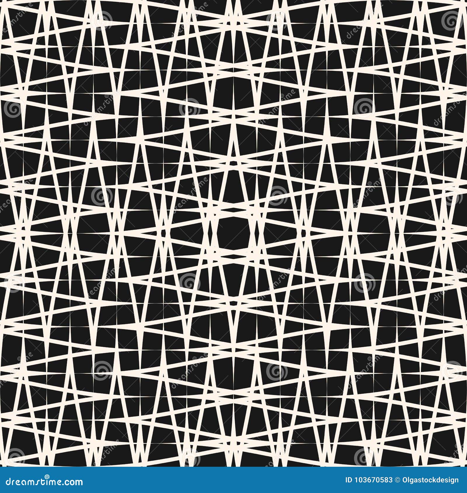 Vector Cross Hatch Pattern. Texture With Intersecting Stripes ...