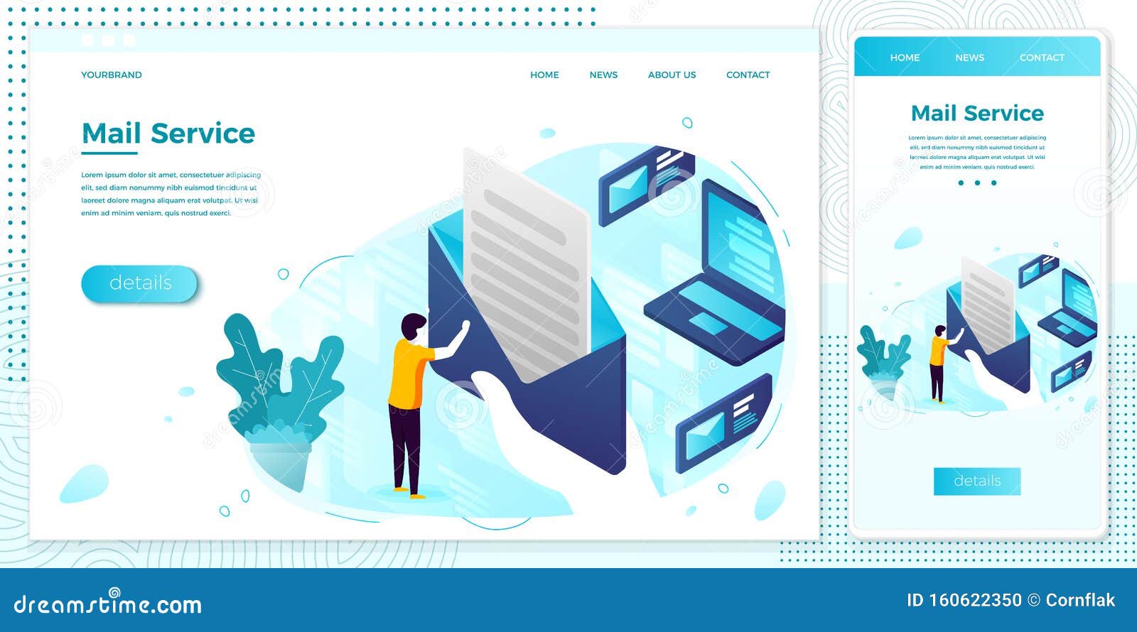  online mailing service open letter web set
