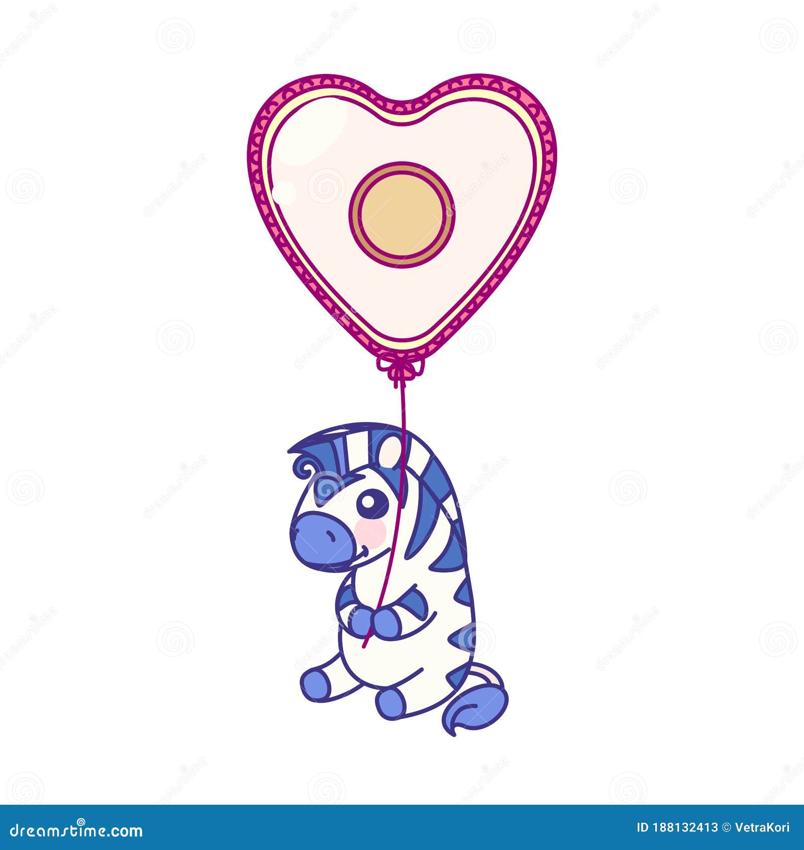 Download Vector Cute Baby Striped Zebra Stock Vector - Illustration of invite, mascot: 188132413