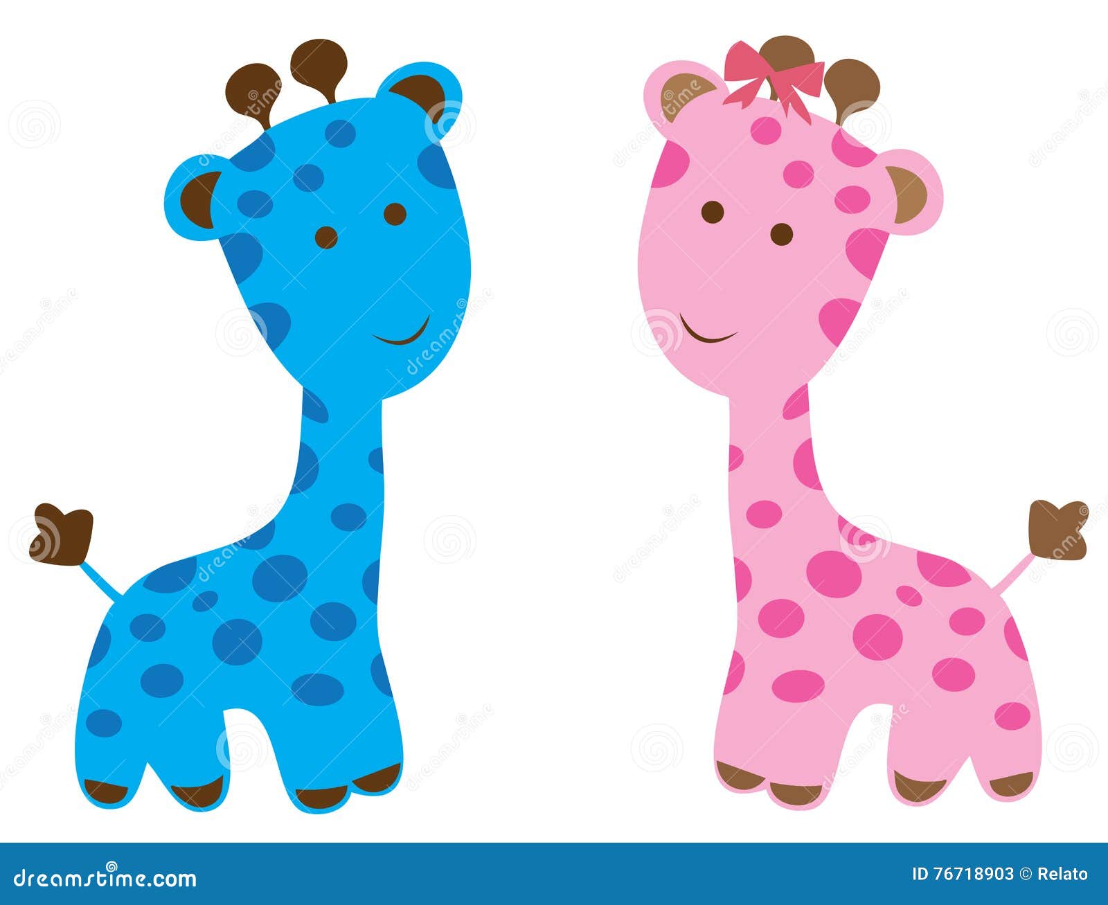 Vector cute giraffe stock vector. Illustration of child ...