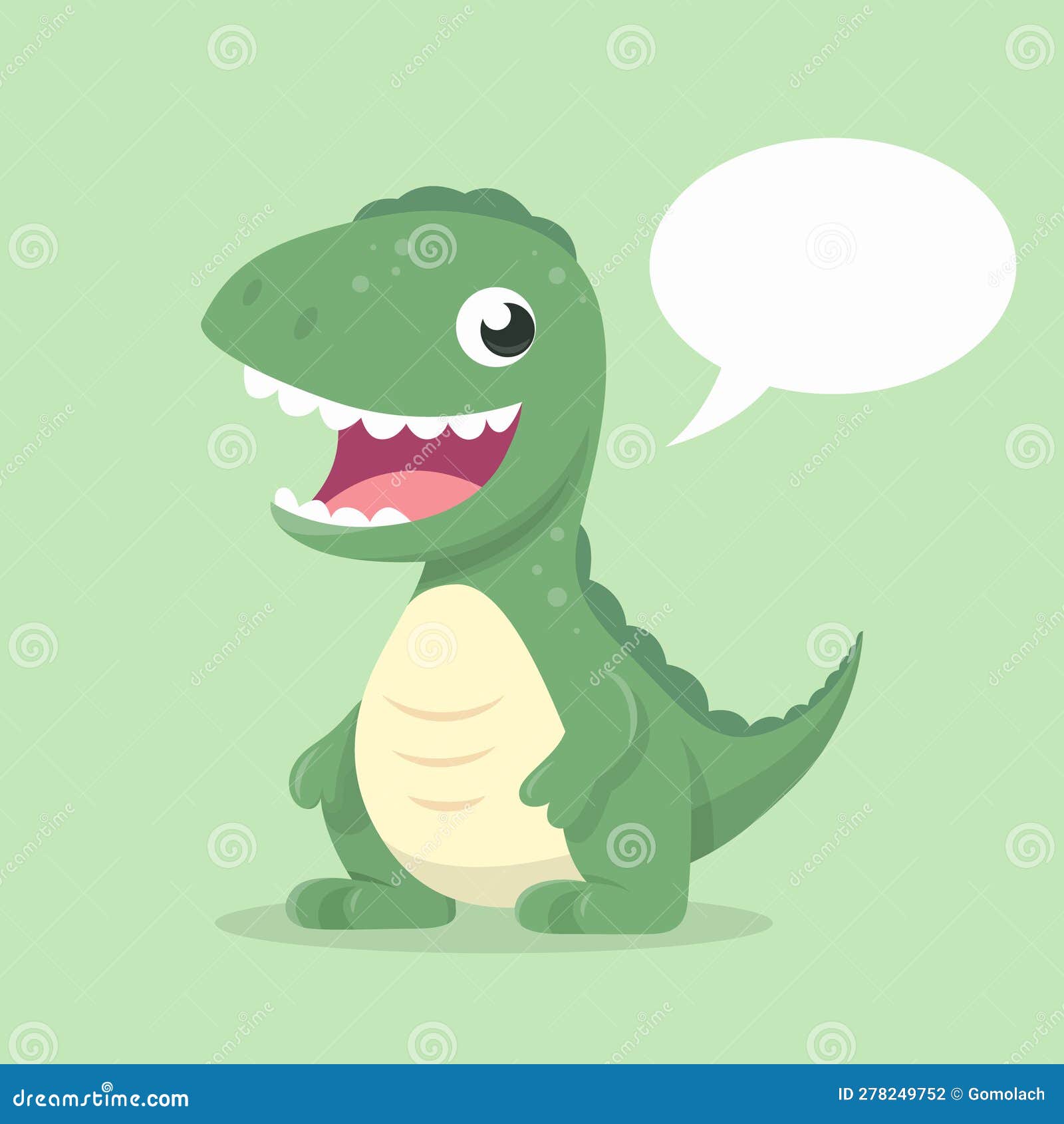 t-rex logo icon, smile tyrannosaurus, Vector illustration of cute