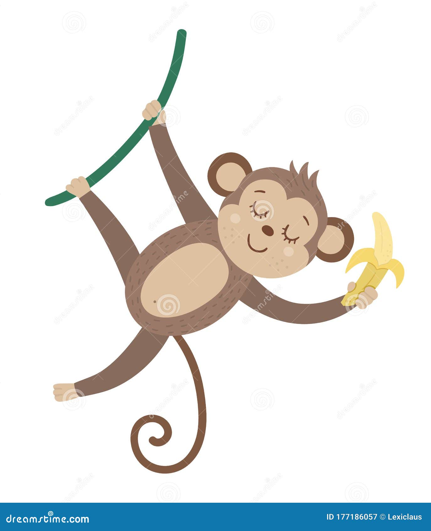 Vector khỉ đáng yêu treo trên dây leo và chuối trên nền trắng là một cách tuyệt vời để tạo nên những hình ảnh độc đáo cho công việc của bạn. Bộ sưu tập này chứa đầy những hình ảnh đa dạng và tươi sáng, giúp bạn dễ dàng lựa chọn và sử dụng.