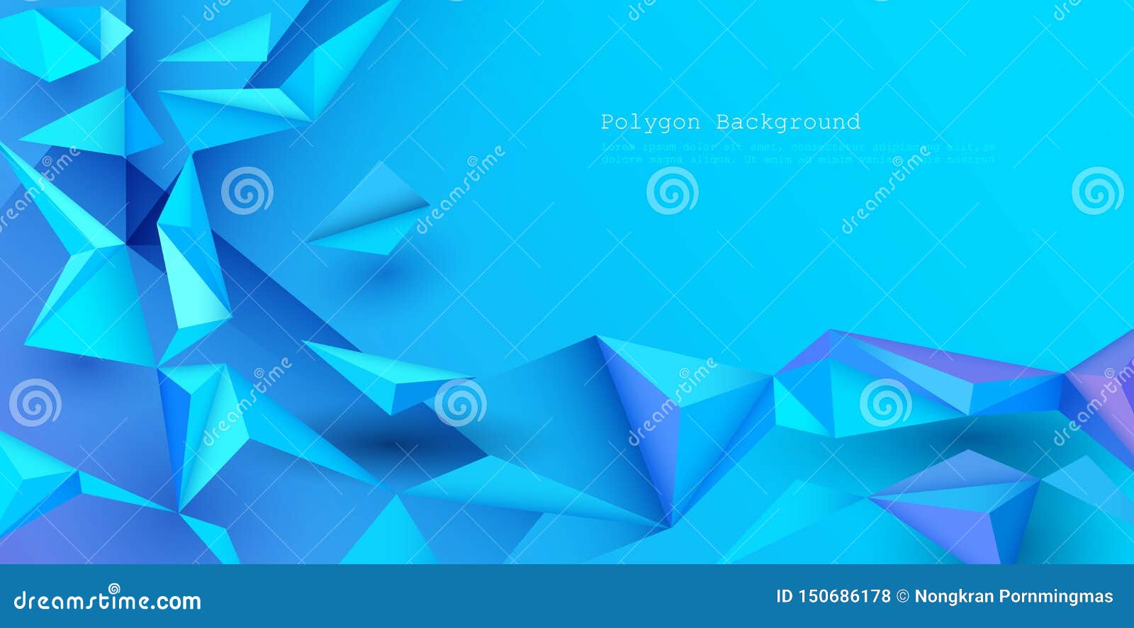Vector 3d Geometric Polygon Line Triangle Pattern Shape For Wallpaper Or Background Illustration Low Poly Polygonal Design Stock Vector Illustration Of Creative Concept