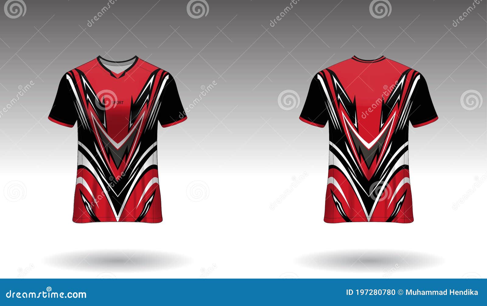 Camiseta de fútbol americano, plantilla deportiva de camiseta. vista  frontal y posterior uniforme.