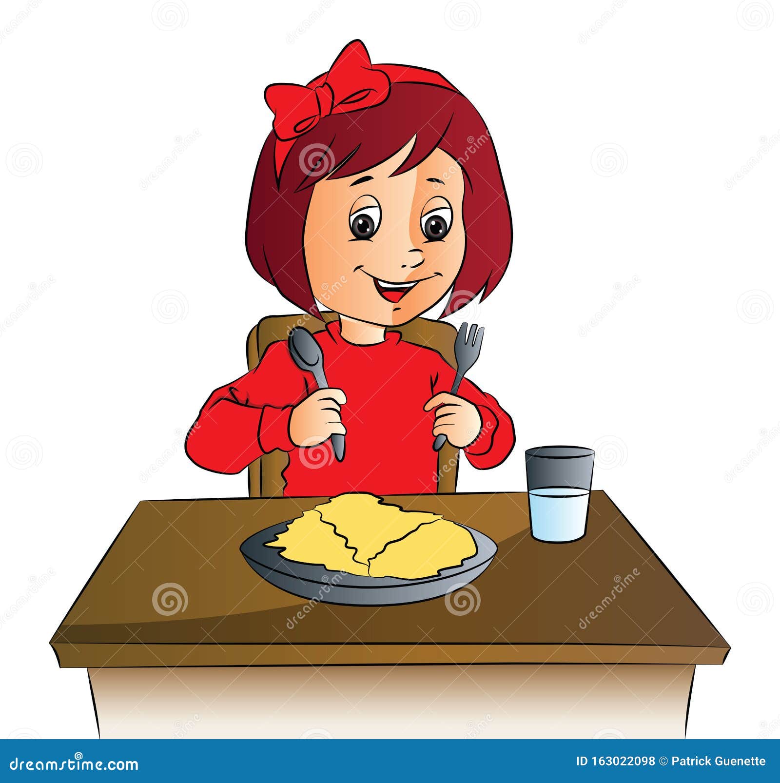 Vector De Niñas Con Comida En La Mesa Ilustración del Vector - Ilustración de gente, hambriento: 163022098 Vector De Niñas Con Comida En La Mesa Ilustración del Vector - Ilustración de gente, hambriento: 163022098