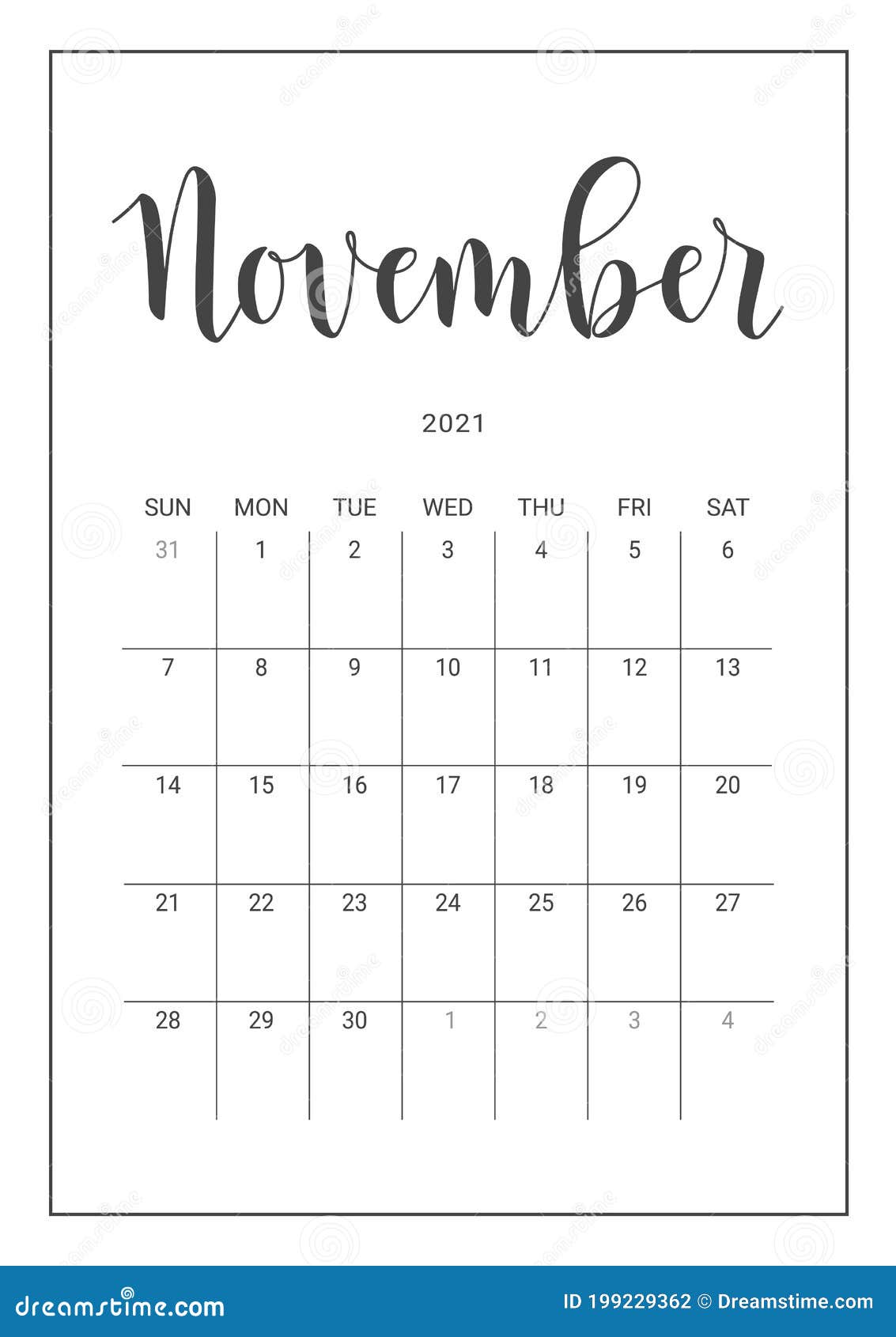 Nov 2021 kalender
