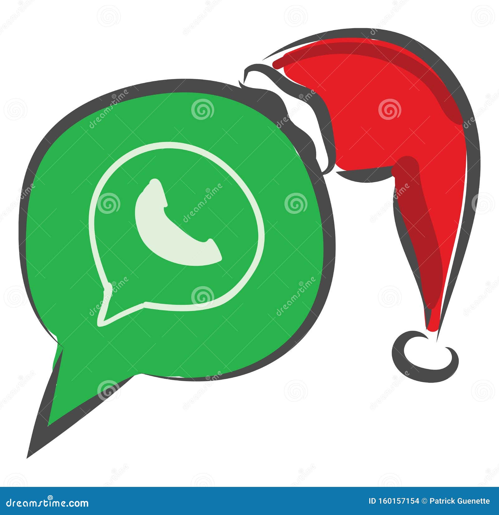 Vector Del Logotipo De WhatsApp O IlustraciÃ³n De Color Imagen de archivo  editorial - Ilustración de rojo, suscriba: 160157154