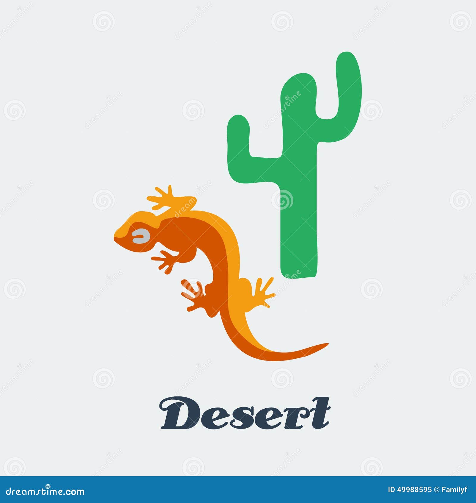 Download Vector desert iguana stock vector. Illustration of desert - 49988595