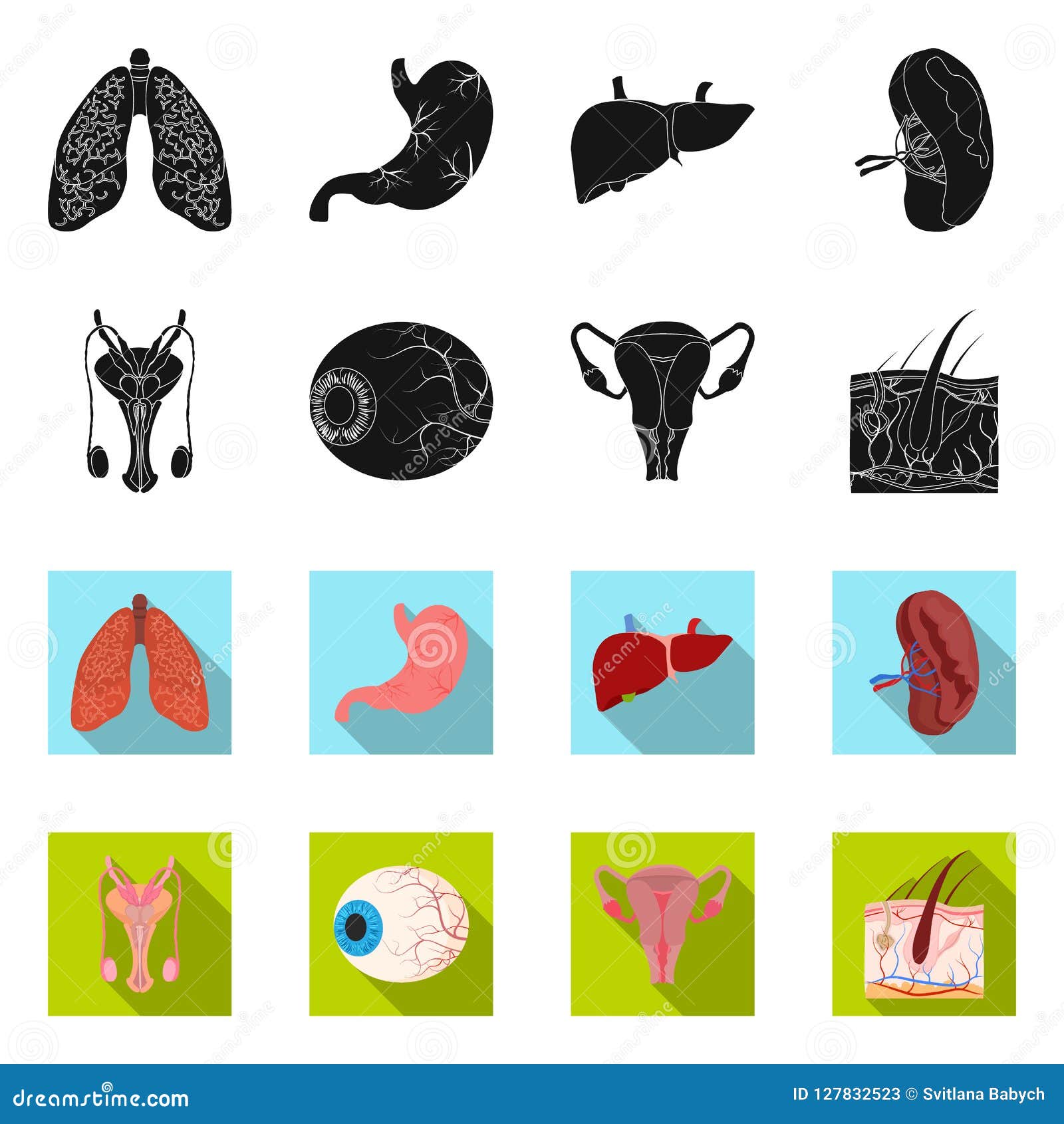 Download Vector Design Of Body And Human Symbol. Set Of Body And ...