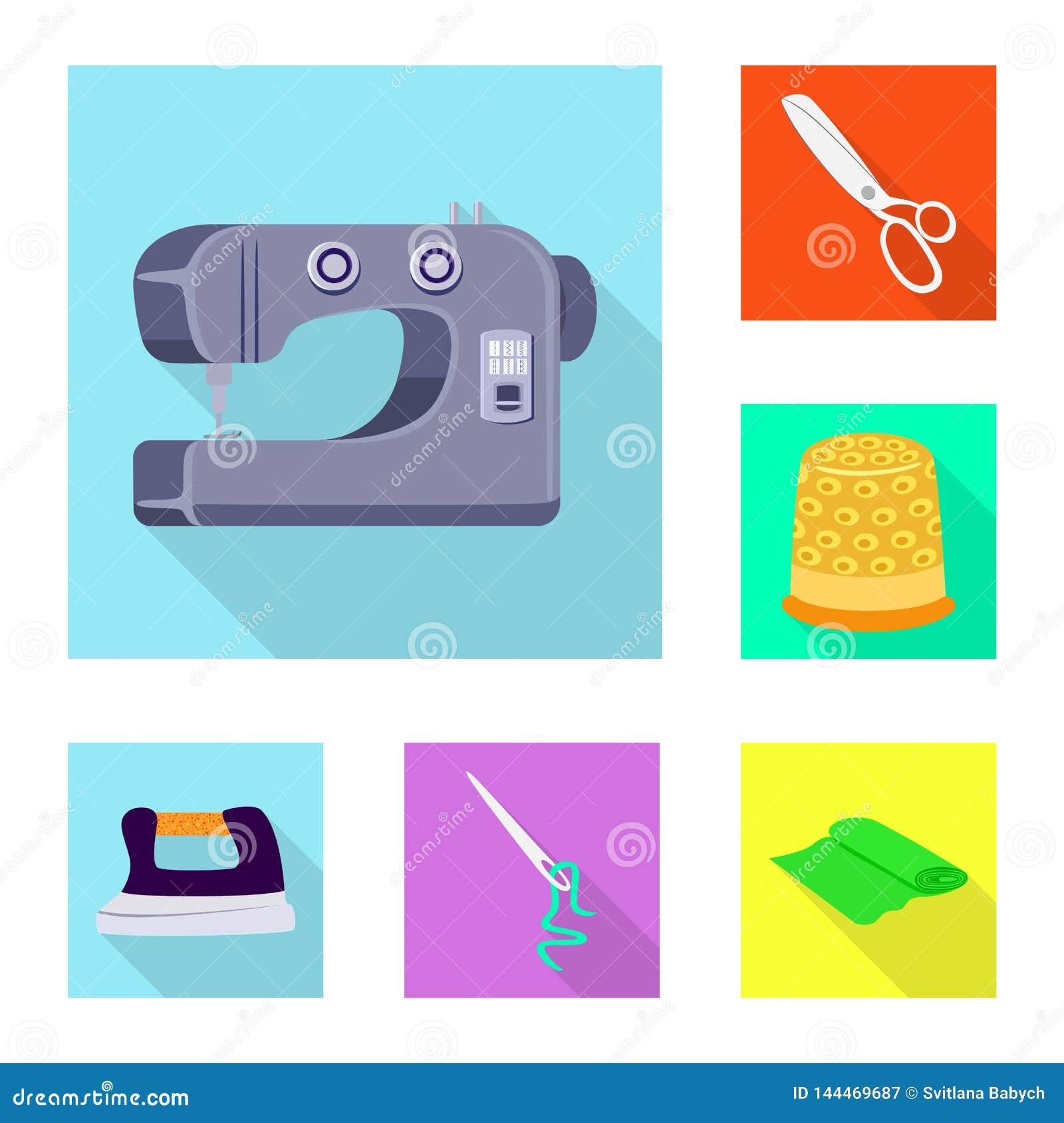 Isolated Object of Craft and Handcraft Icon. Set of Craft and Industry ...