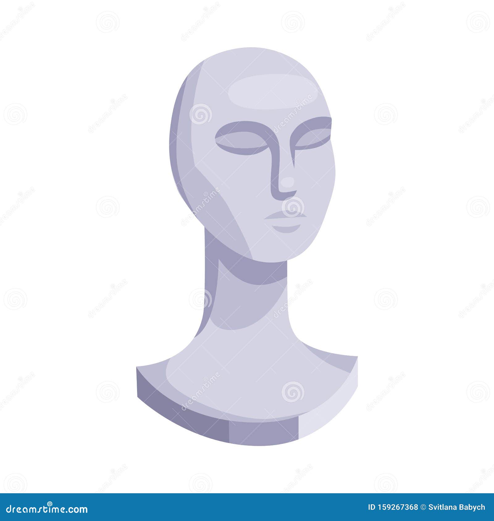 Isolated Object of Dummy and Bust Logo. Graphic of Dummy and Female