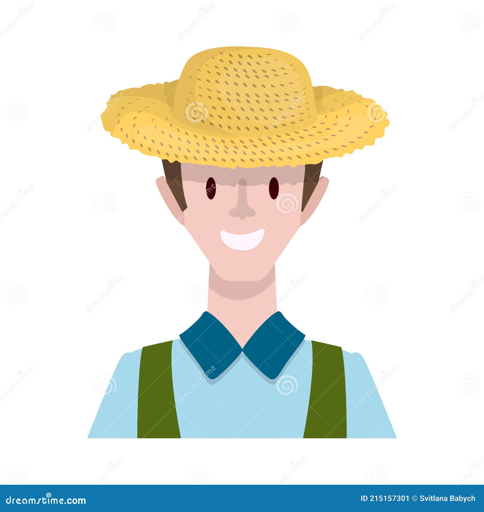 Vector Design of Farmer and Man Icon. Collection of Farmer and People ...