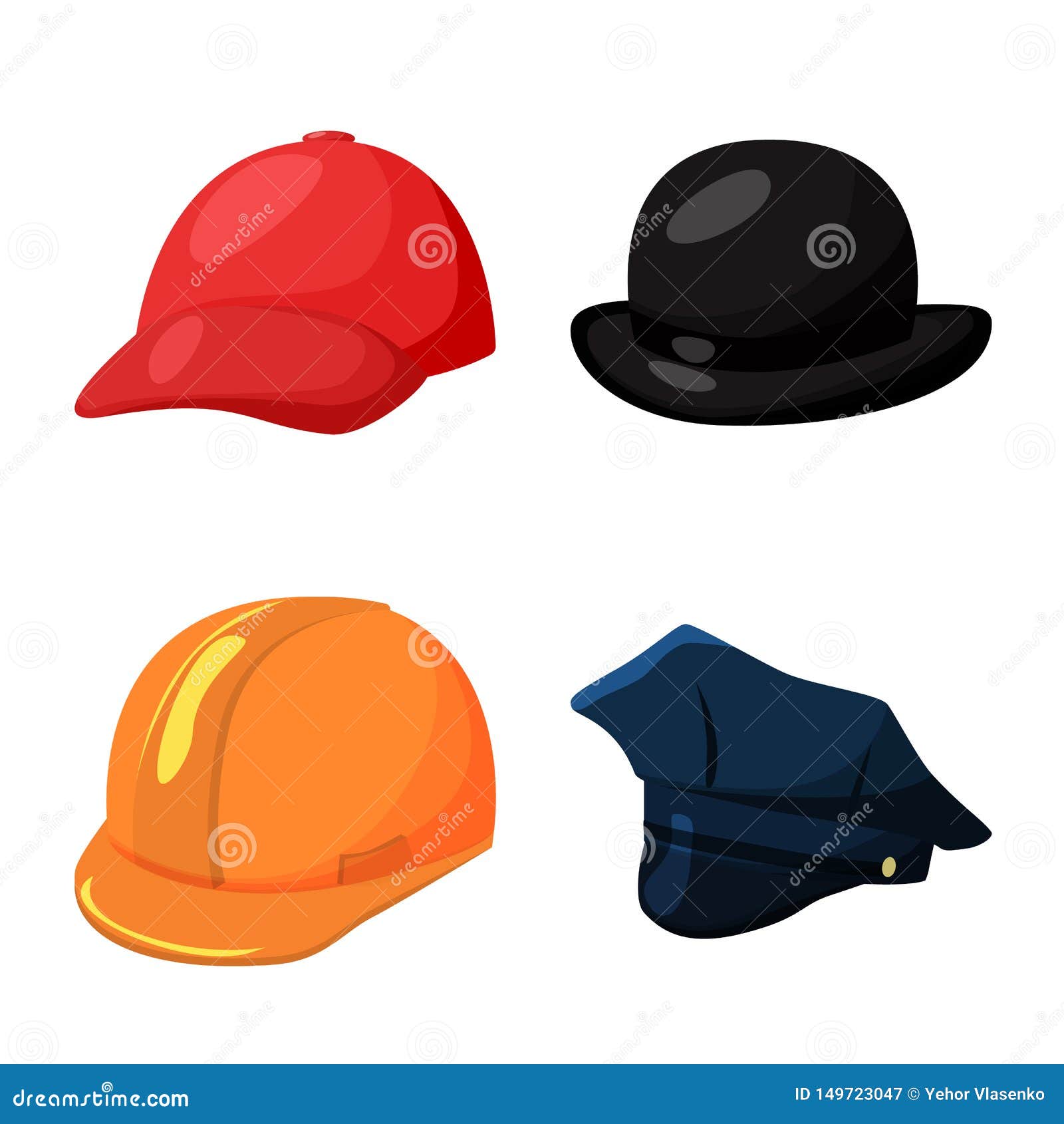  object of headgear and napper logo. collection of headgear and helmet  icon for stock.
