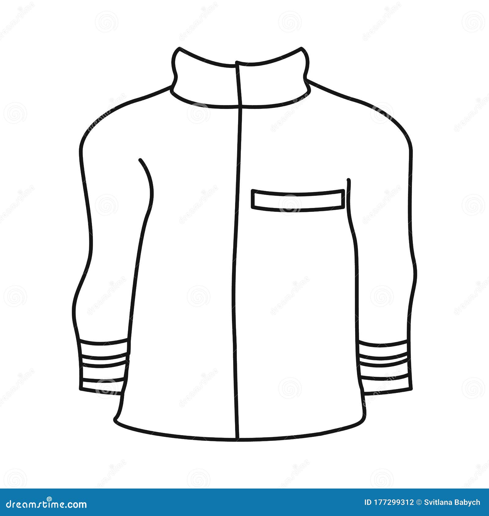 Vector Design of Jacket and Fireman Symbol. Set of Jacket and Clothing ...