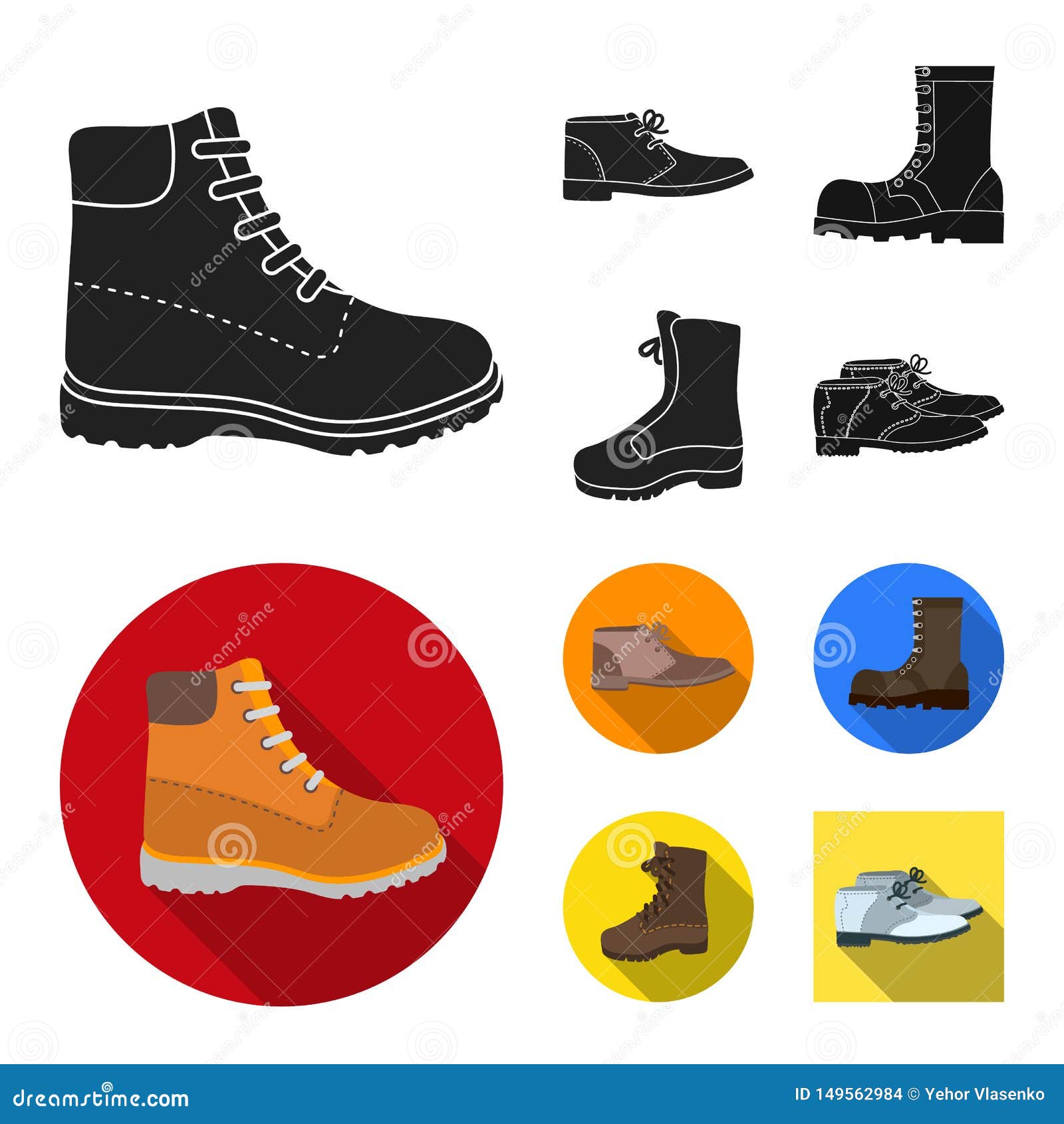 leather symbols footwear
