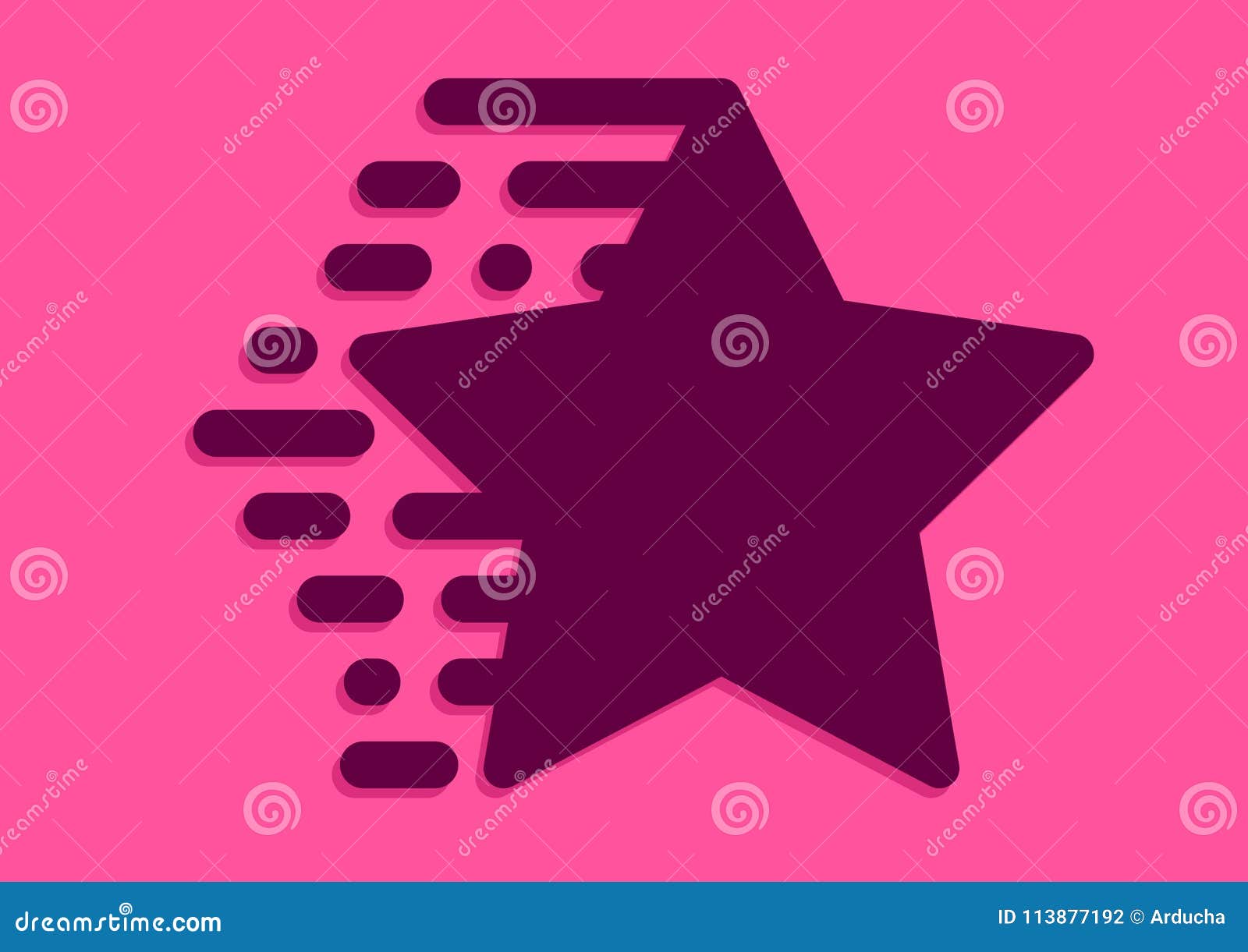 straggle star logo concept