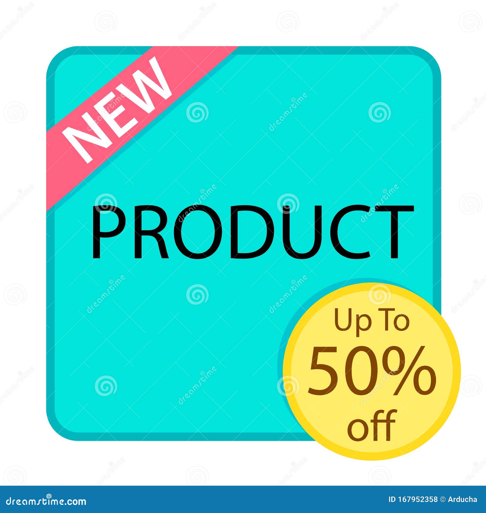 New product discount frame stock illustration. Illustration of product