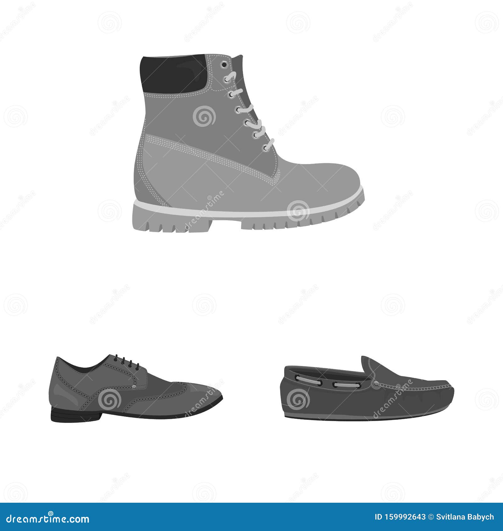  object of shoe and footwear . collection of shoe and foot  icon for stock.