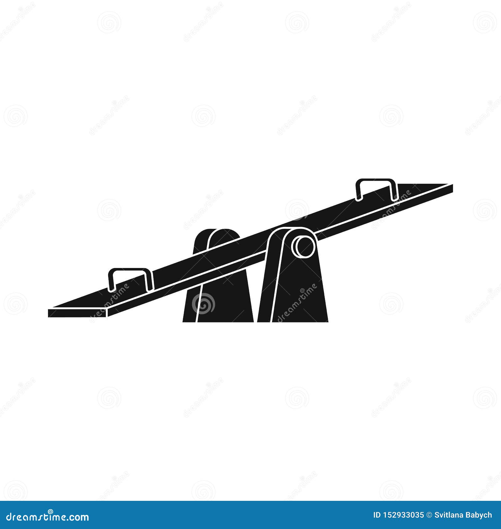 Vector Design Of Swing And Playground Icon. Set Of Swing And Fun Vector Icon For Stock. Stock ...