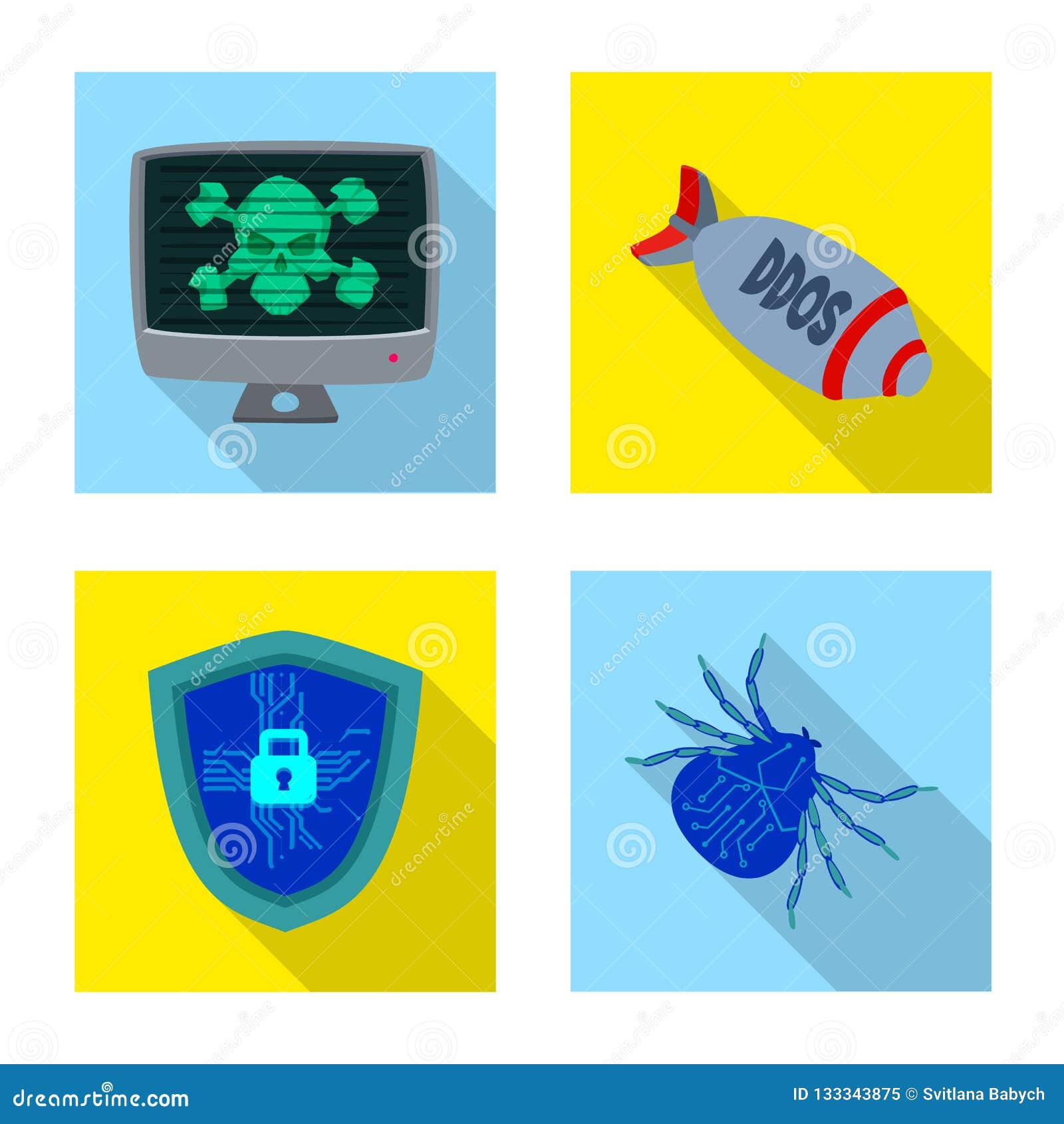 object of virus and secure . collection of virus and cyber stock  for web.