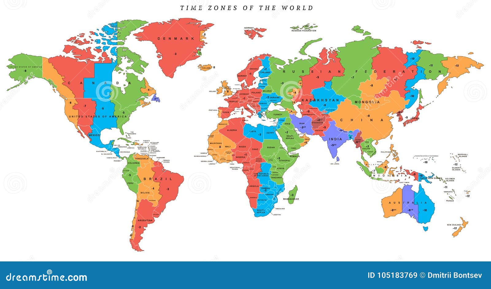Time Zone Map For Kids Vector Detailed World Map With Time Zones Stock Vector - Illustration Of Earth, Navigation: 105183769 Time Zone Map For Kids Vector Detailed World Map With Time Zones Stock Vector - Illustration Of Earth, Navigation: 105183769