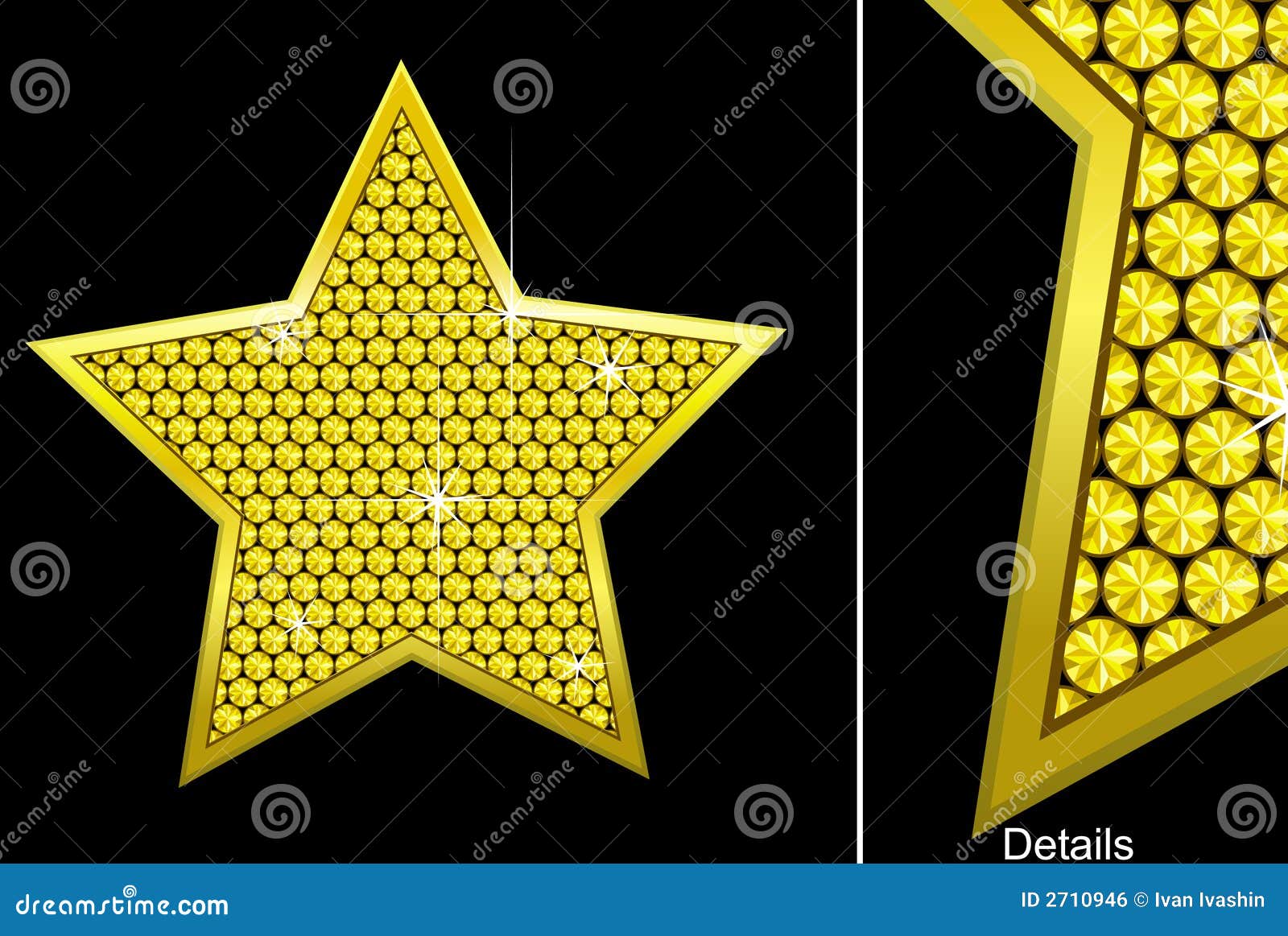 Vector diamond star stock illustration. Illustration of engagement
