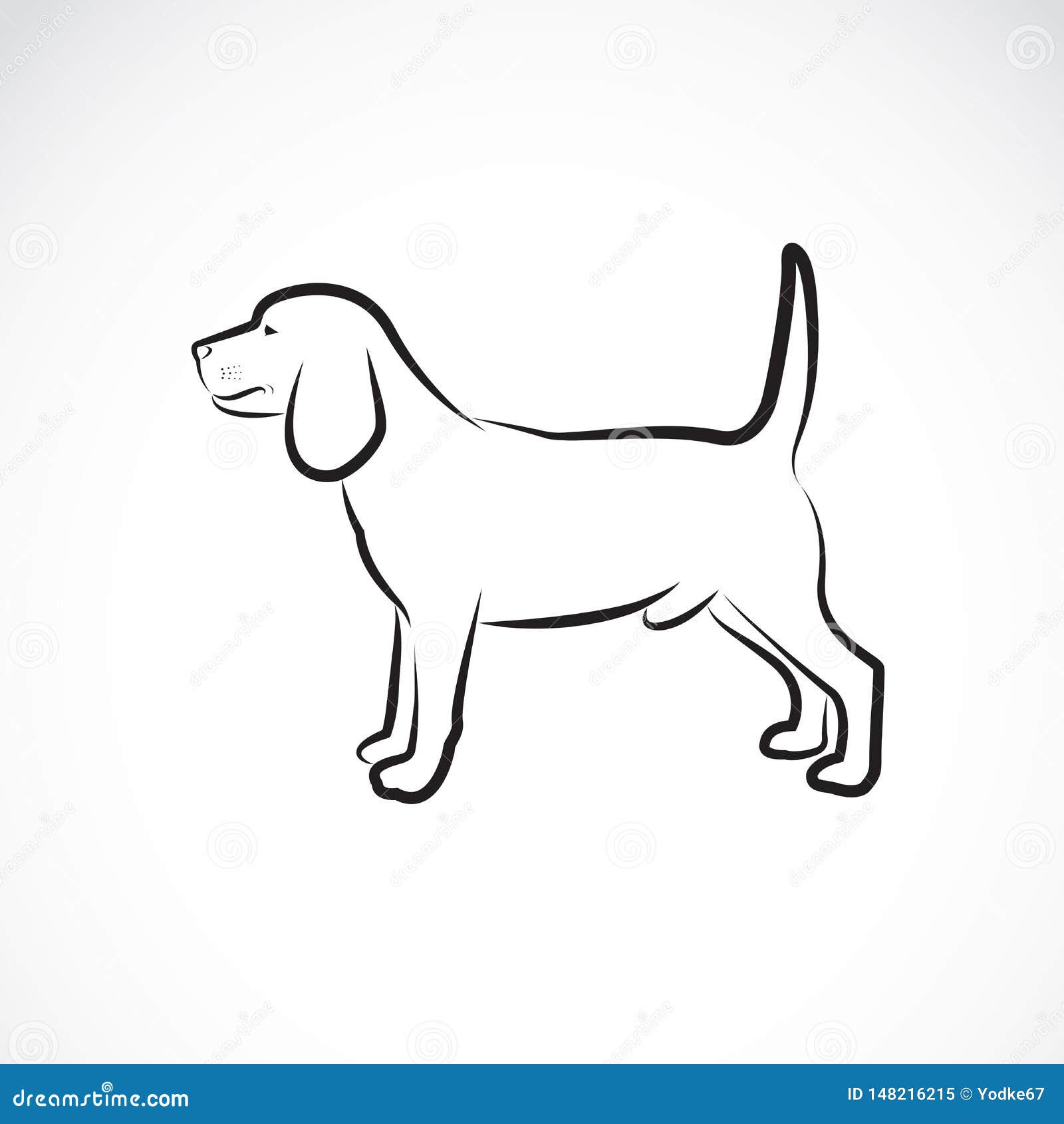 wallpapers Beagle Puppy Cute Dog Drawing Easy https www dreamstime com vector dog beagle white background pet animal logo icon easy editable layered illustration image148216215