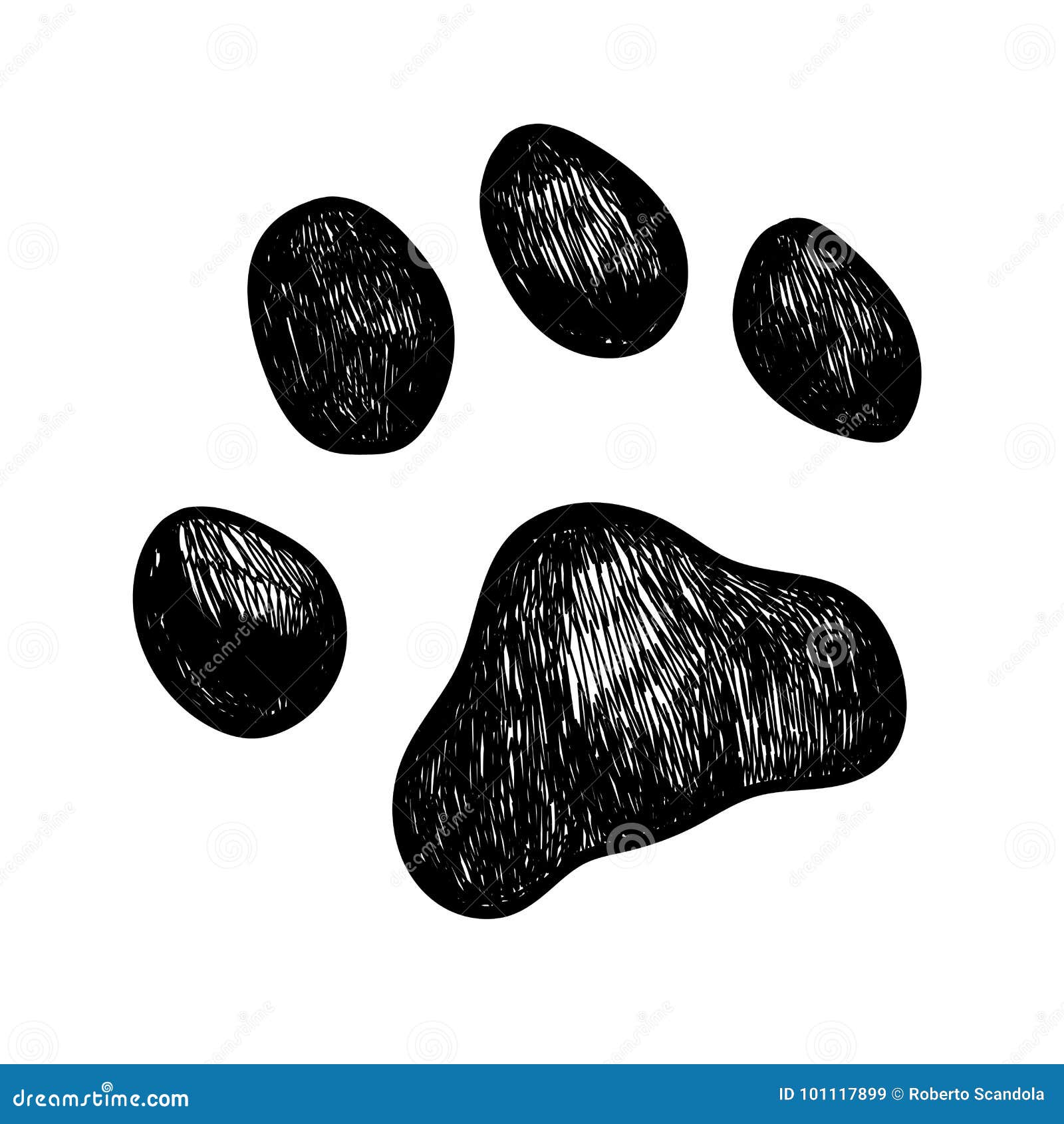 Dog Paws Sketch Black - Line Art, HD Png Download , Transparent Png Image |  PNG.ToolXoX.com