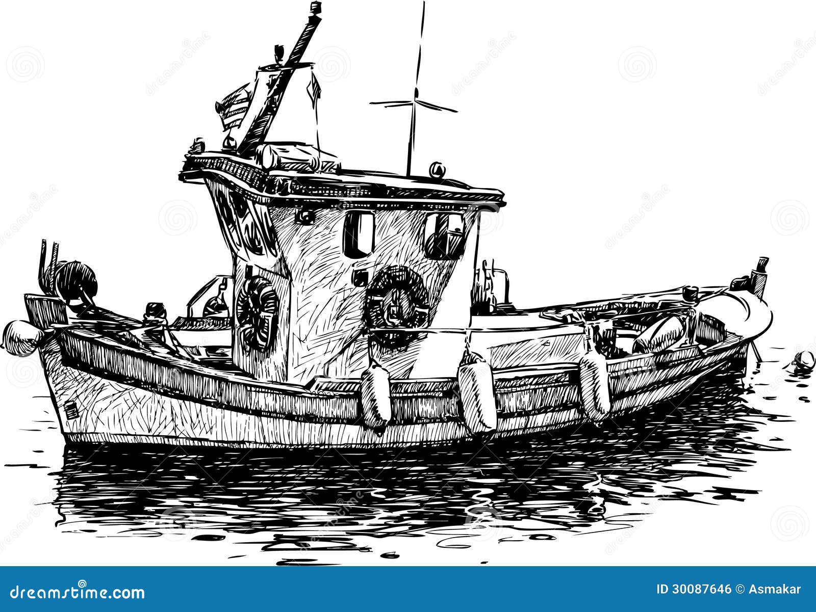 Fishing Boat Royalty Free Stock Image - Image: 30087646