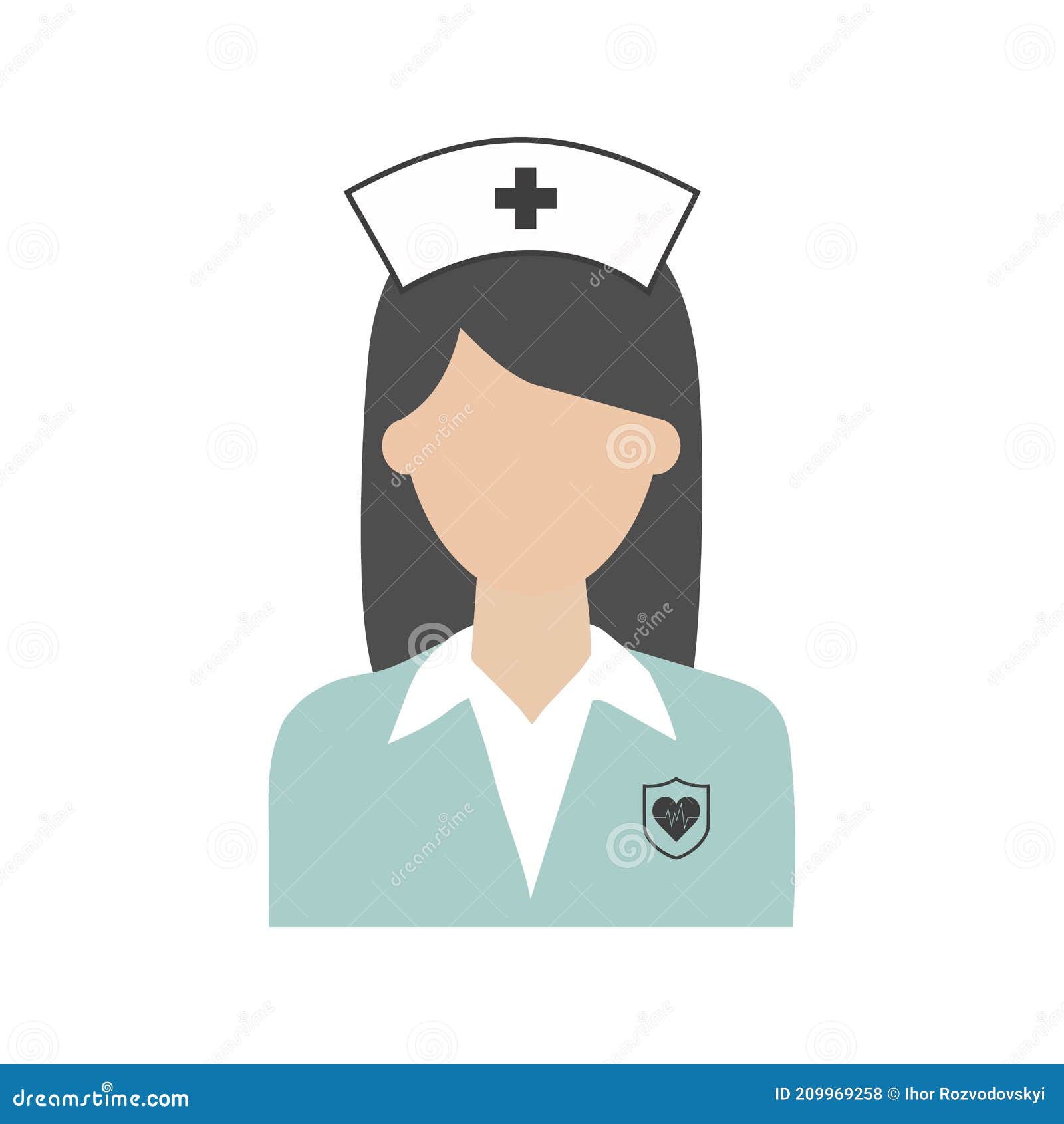 Nurse line icon medicine and clinical woman sign vector graphics a  linear pattern on a white background eps 10  Line icon Art drawings  simple Easy drawings