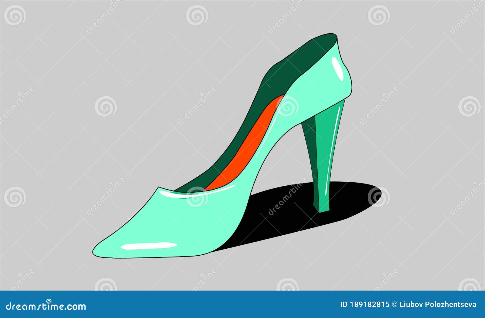 mint high heel shoes