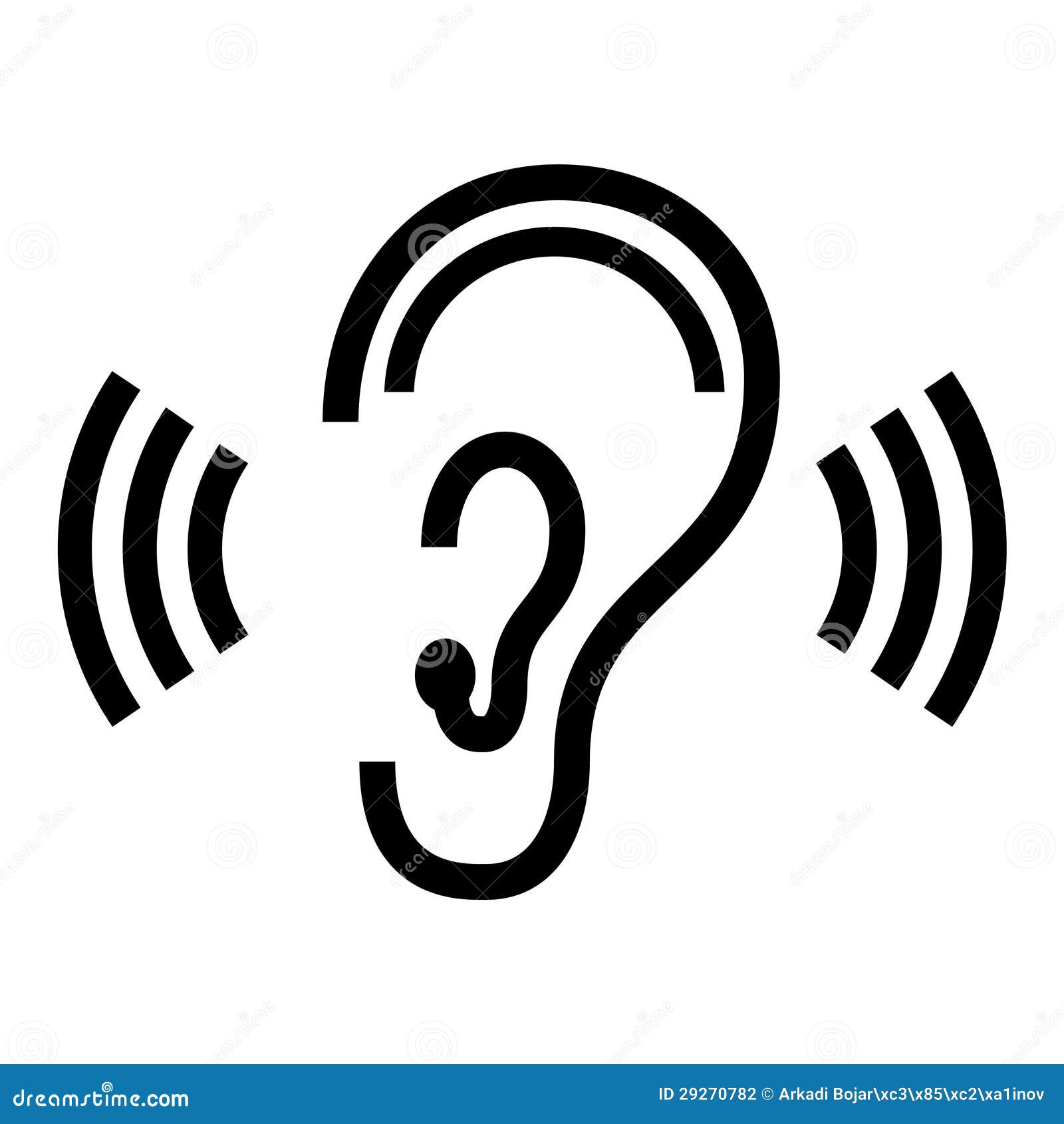 Vector Ear Symbol Stock Photography Image 29270782 Vector Ear Symbol Stock Photography Image 29270782