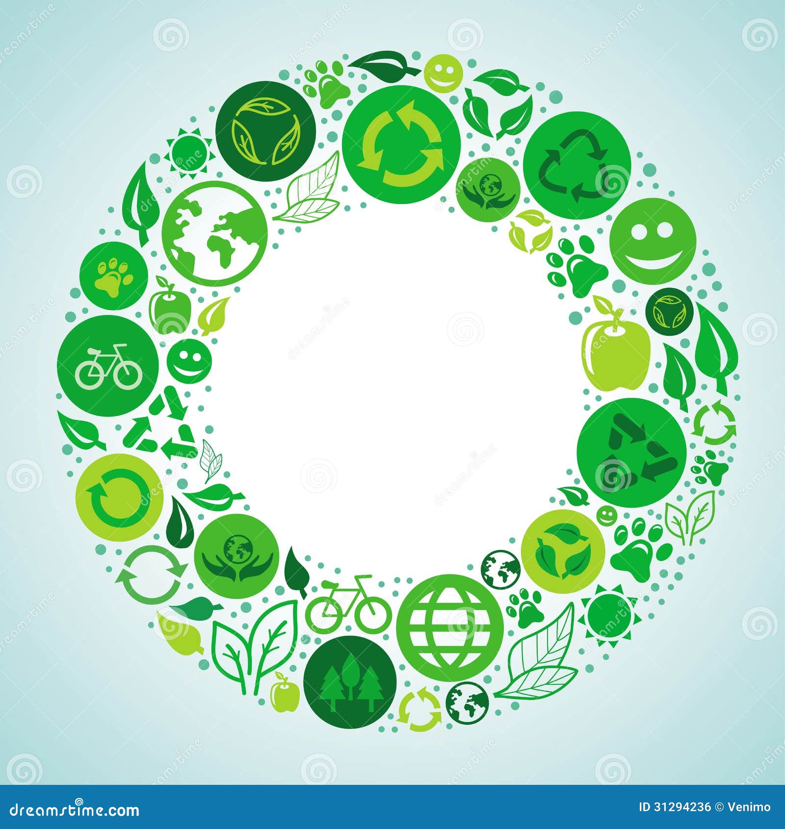 Vector ecology concept stock vector. Illustration of home - 31294236