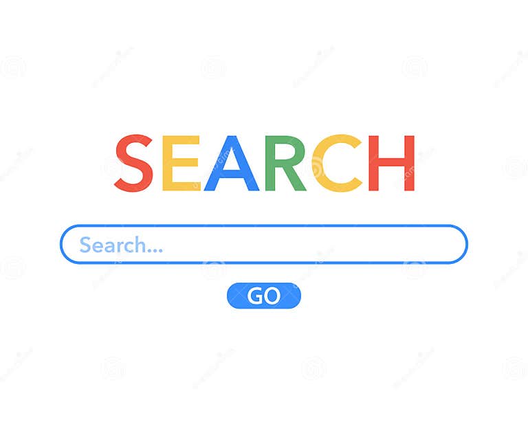 Vector Element Search Bar Site Search Engine Template Stock Vector search-engine-template-stock-vector-illustration-of-internet-252507407