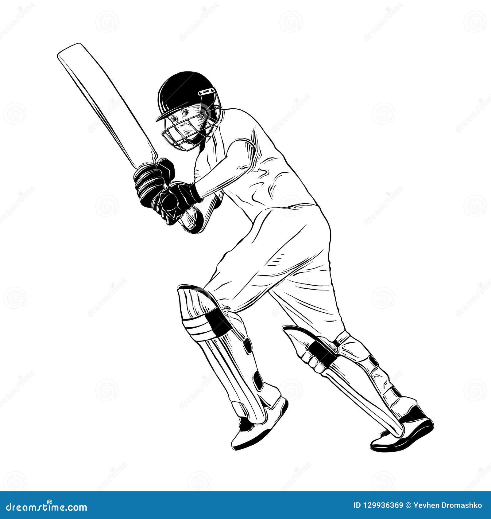 Top more than 227 cricket game sketch super hot