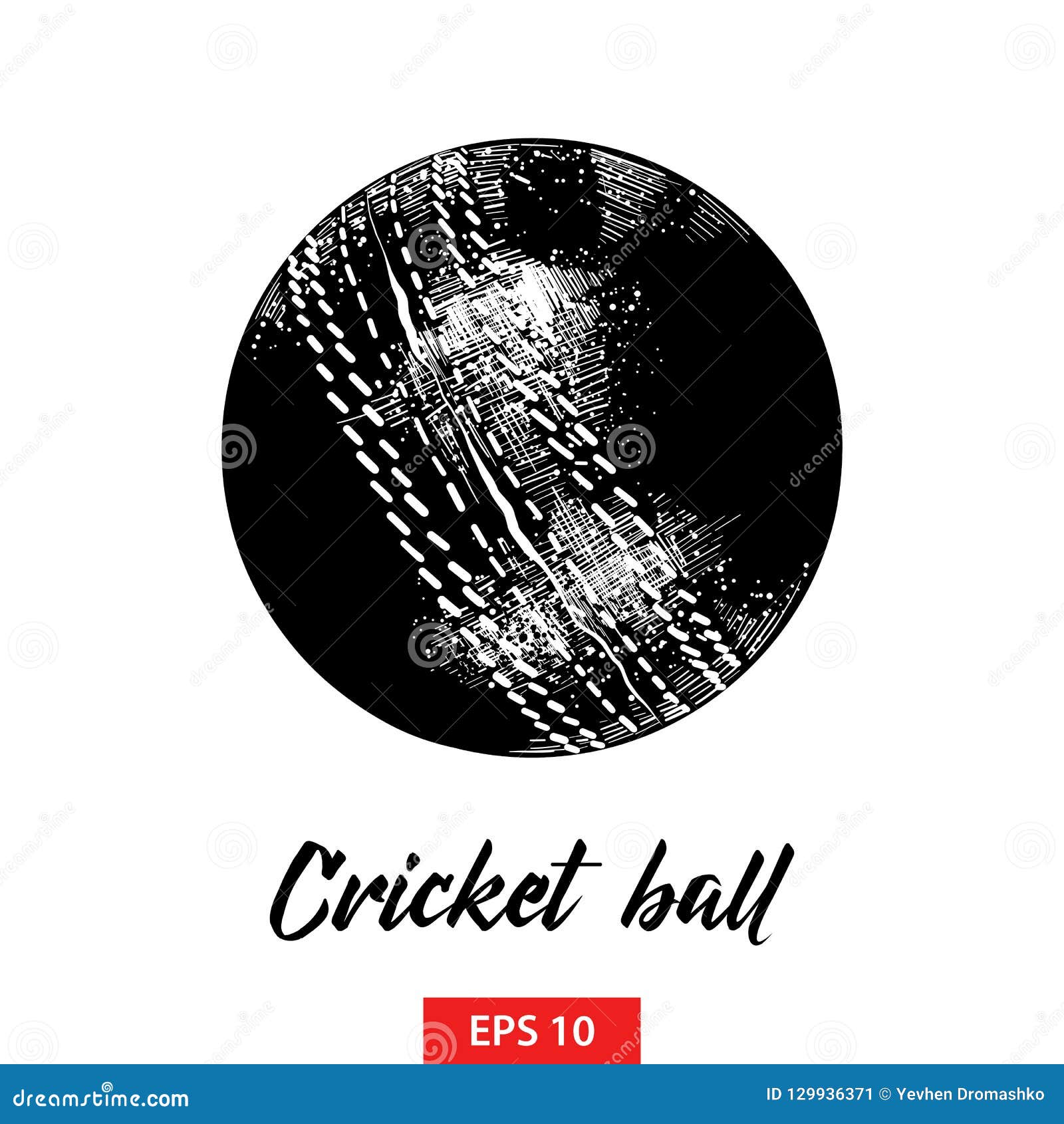 Hard, cork and string ball, covered with leather. Cricket Ball Drawing . Cricket Bat And Ball Drawing Cartoon Vector ...