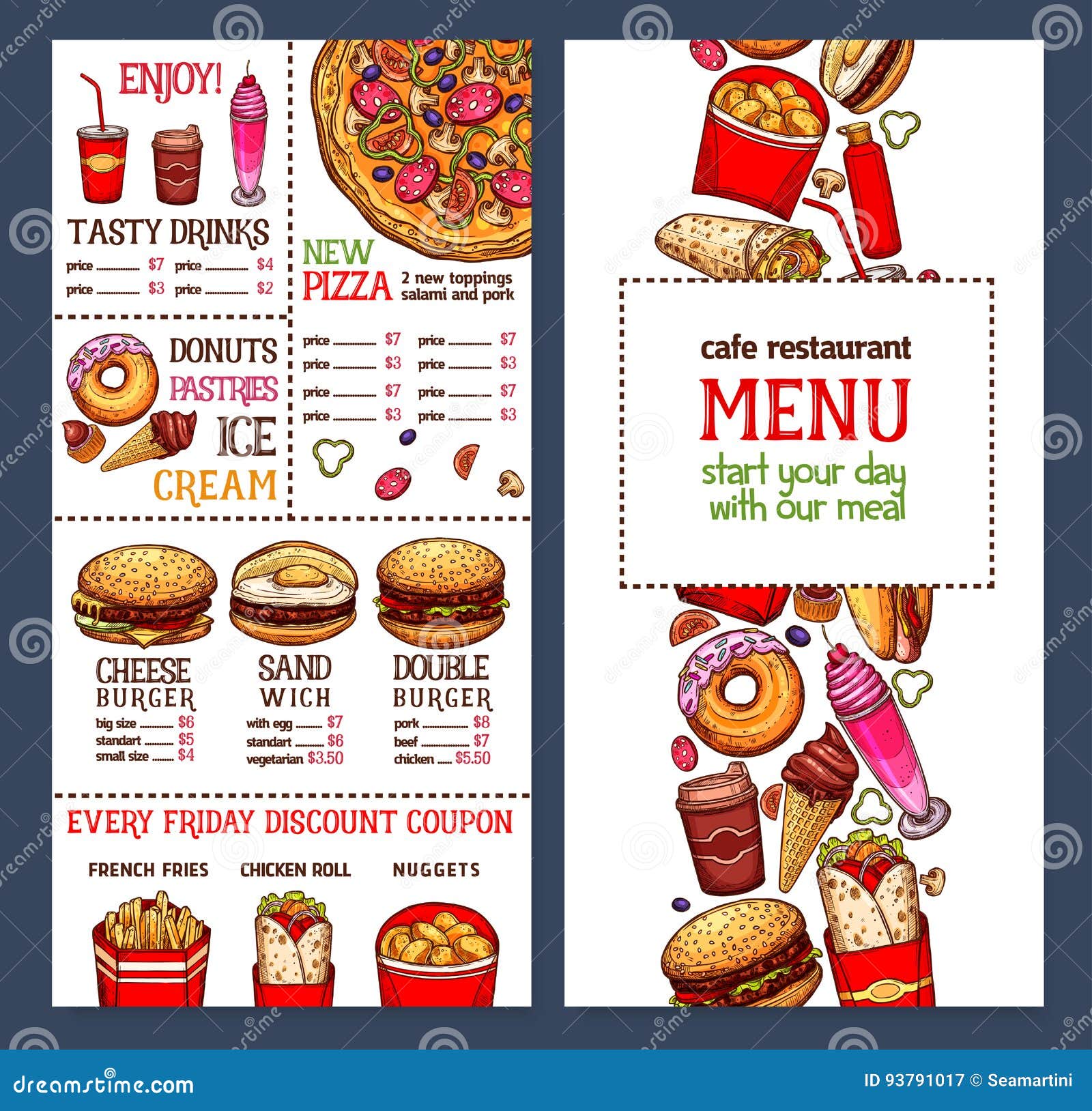 Restaurant Menus with Prices - Updated!, Food Menu Prices