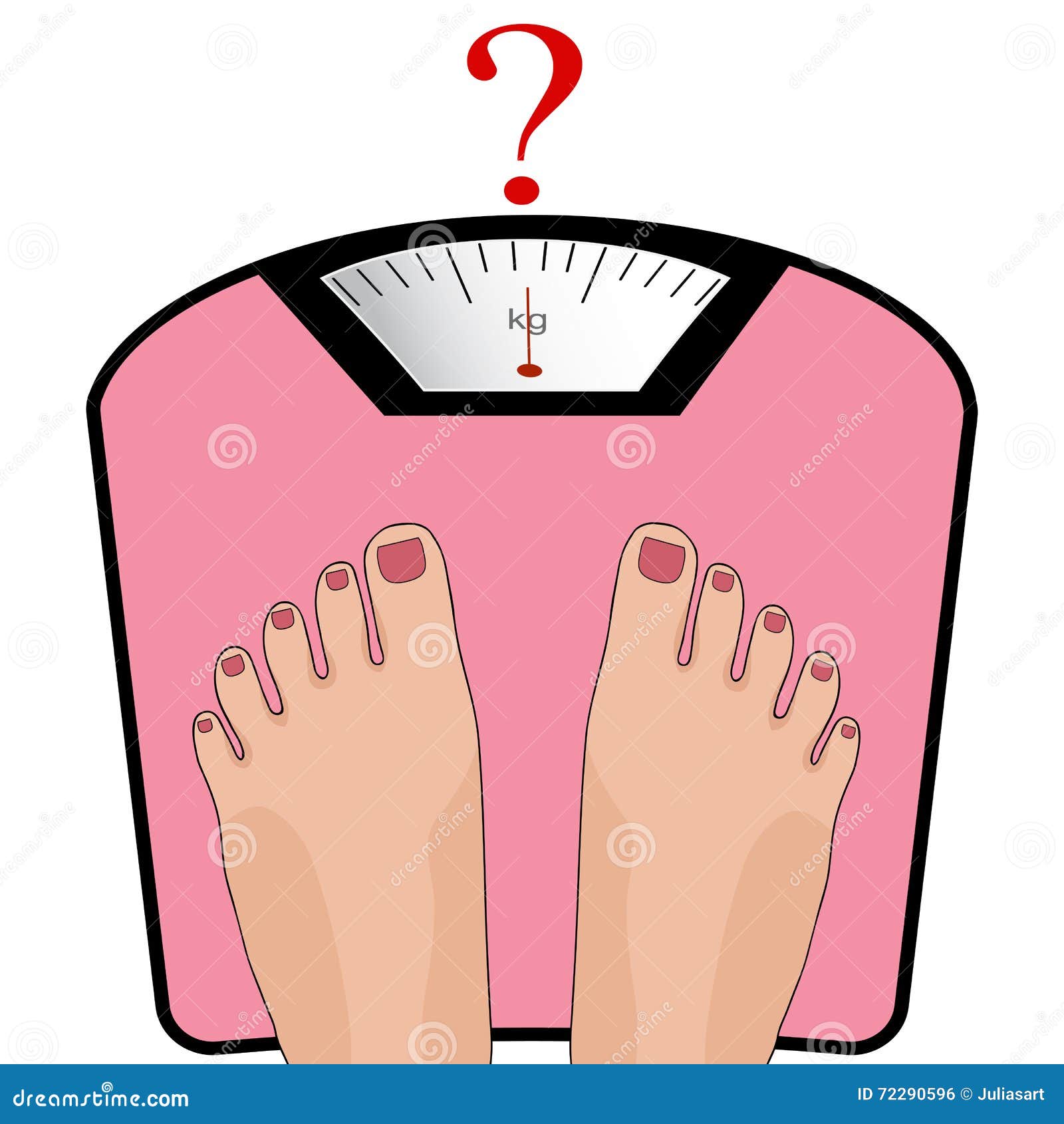 Vector Feet on the Scale. Concept of Weight Loss, Healthy Lifestyles, Diet,  Proper Nutrition. Stock Vector - Illustration of loss, body: 72290596