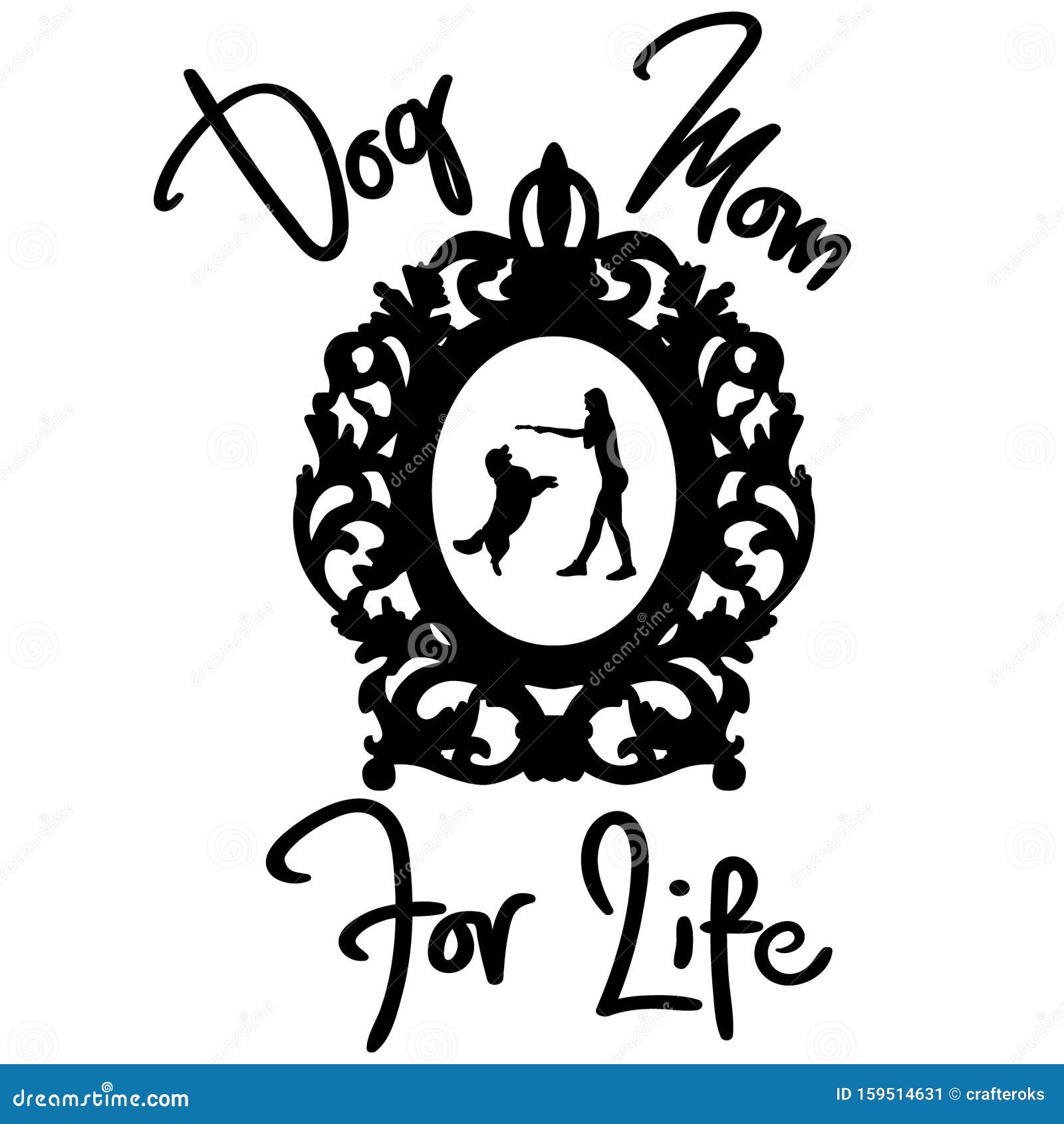 Download Dog Mom For Life Svg Illustration Stock Illustration Illustration Of Cricut Vector 159514631