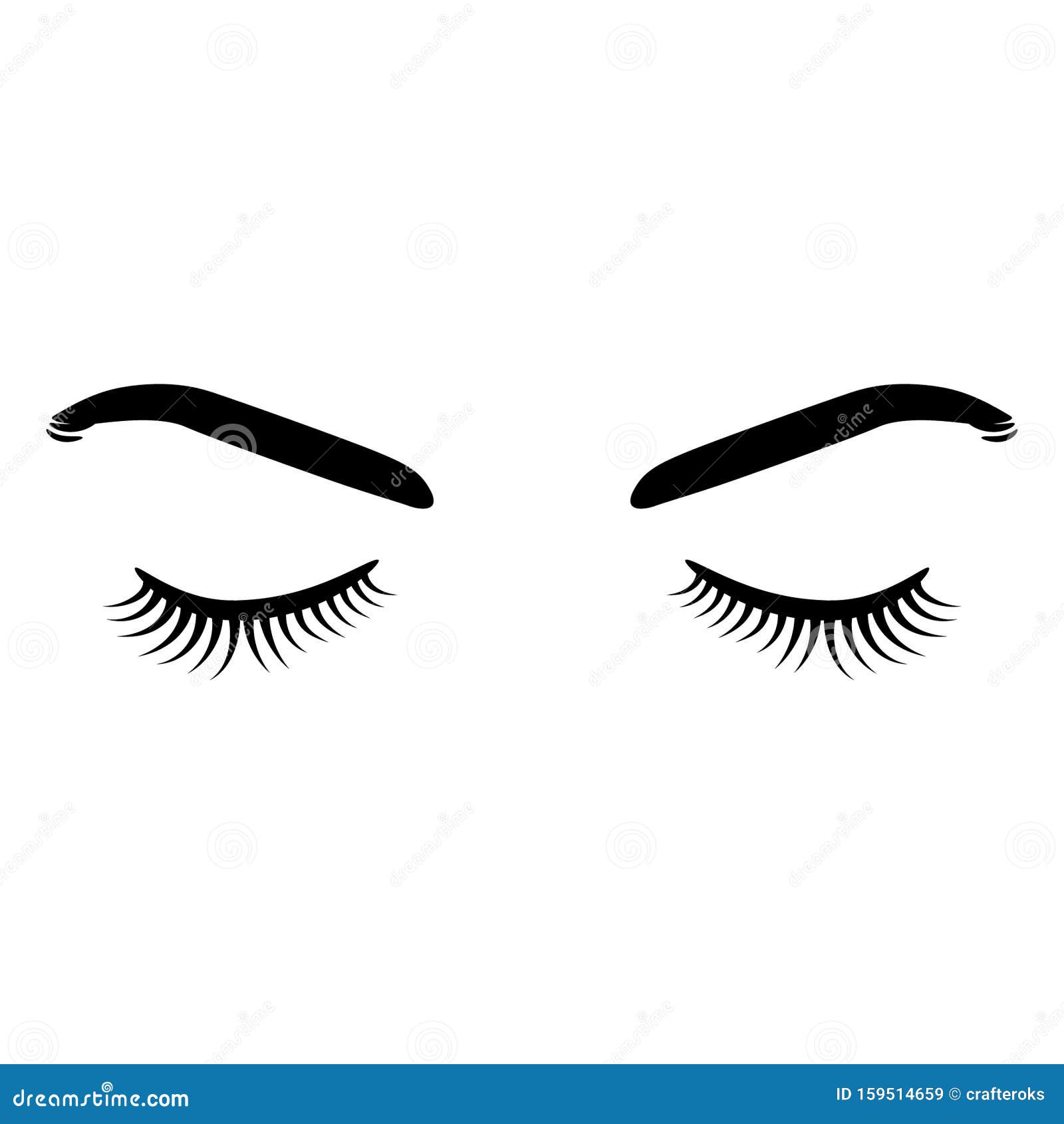 eyelashes, eyelash eps file