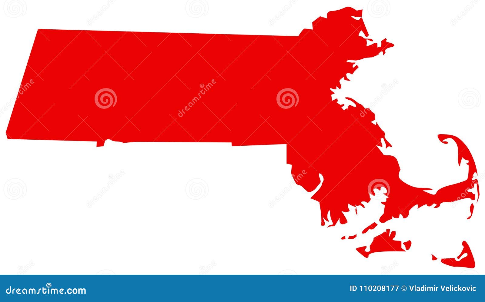 New England Map Clipart