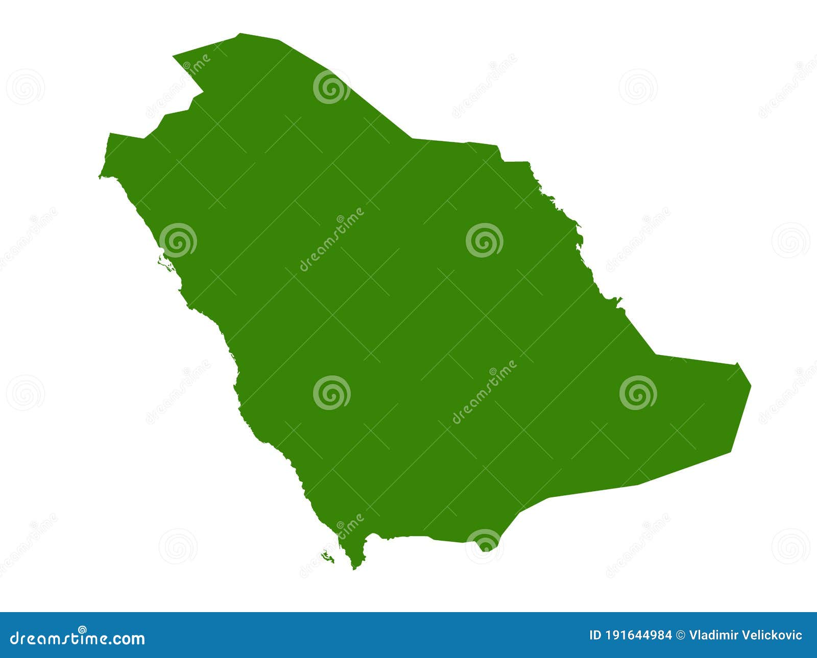 saudi arabia map - state of the kingdom of saudi arabia