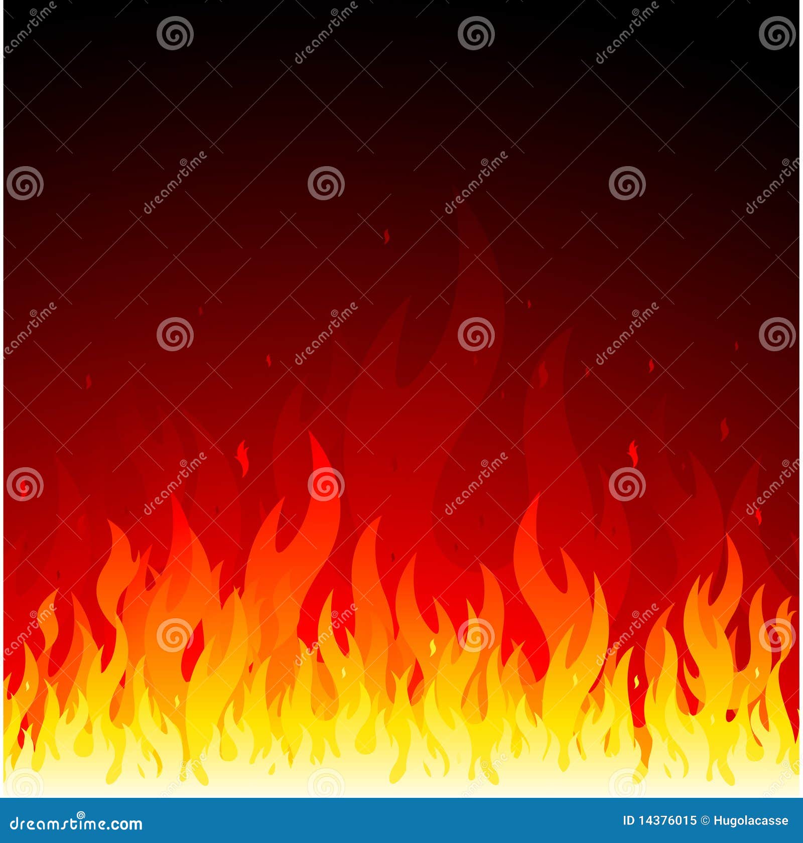 Vector fire background stock vector. Illustration of illustrations -  14376015