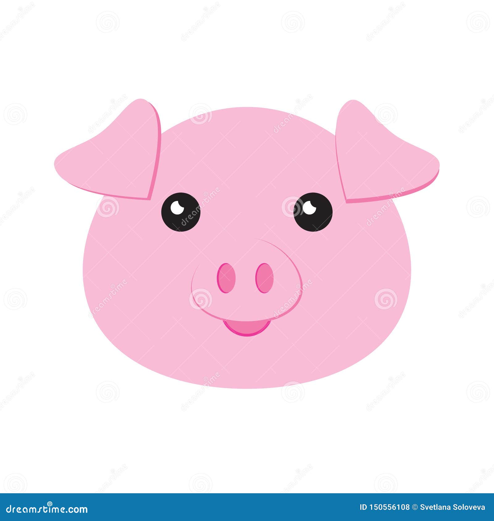 Animated Pig Face