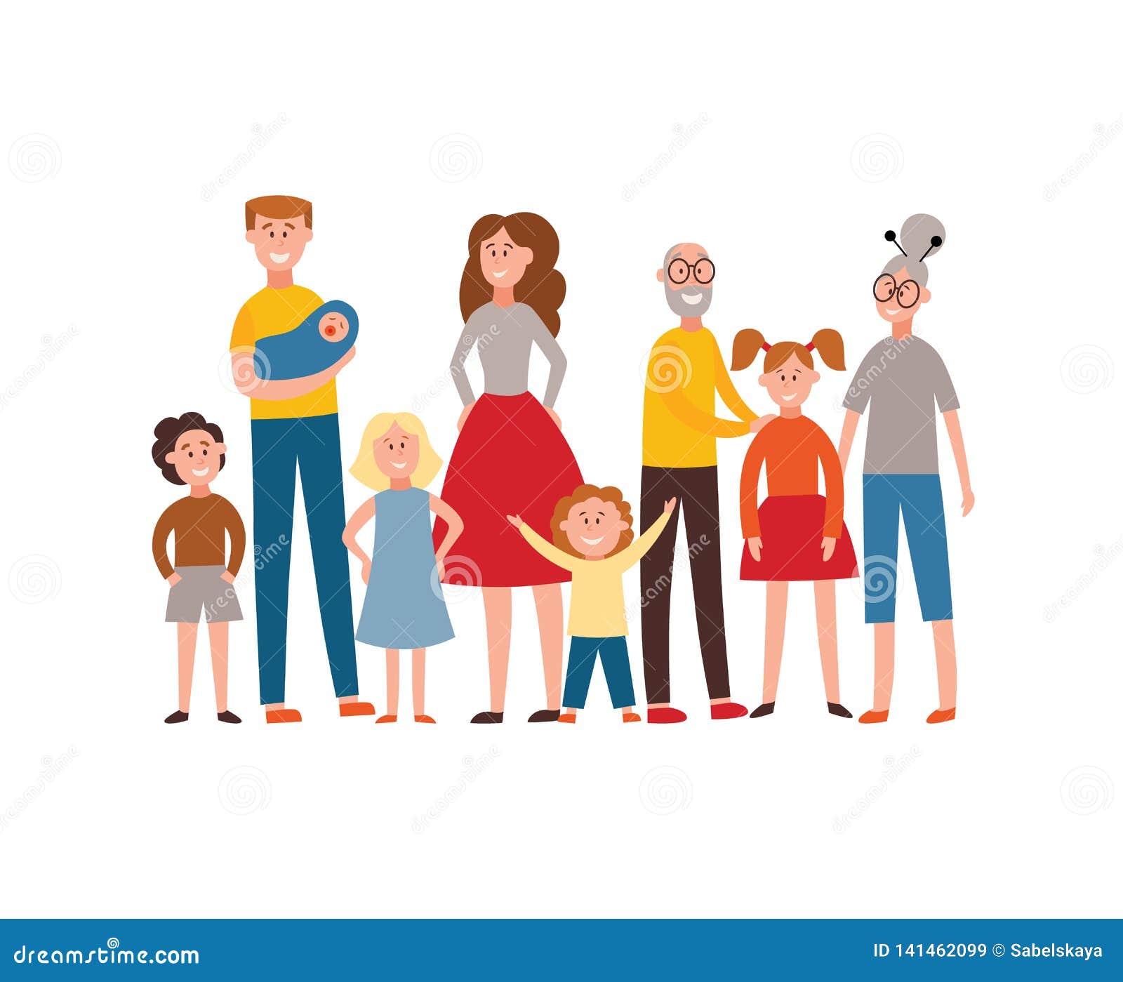 extended family icon clipart