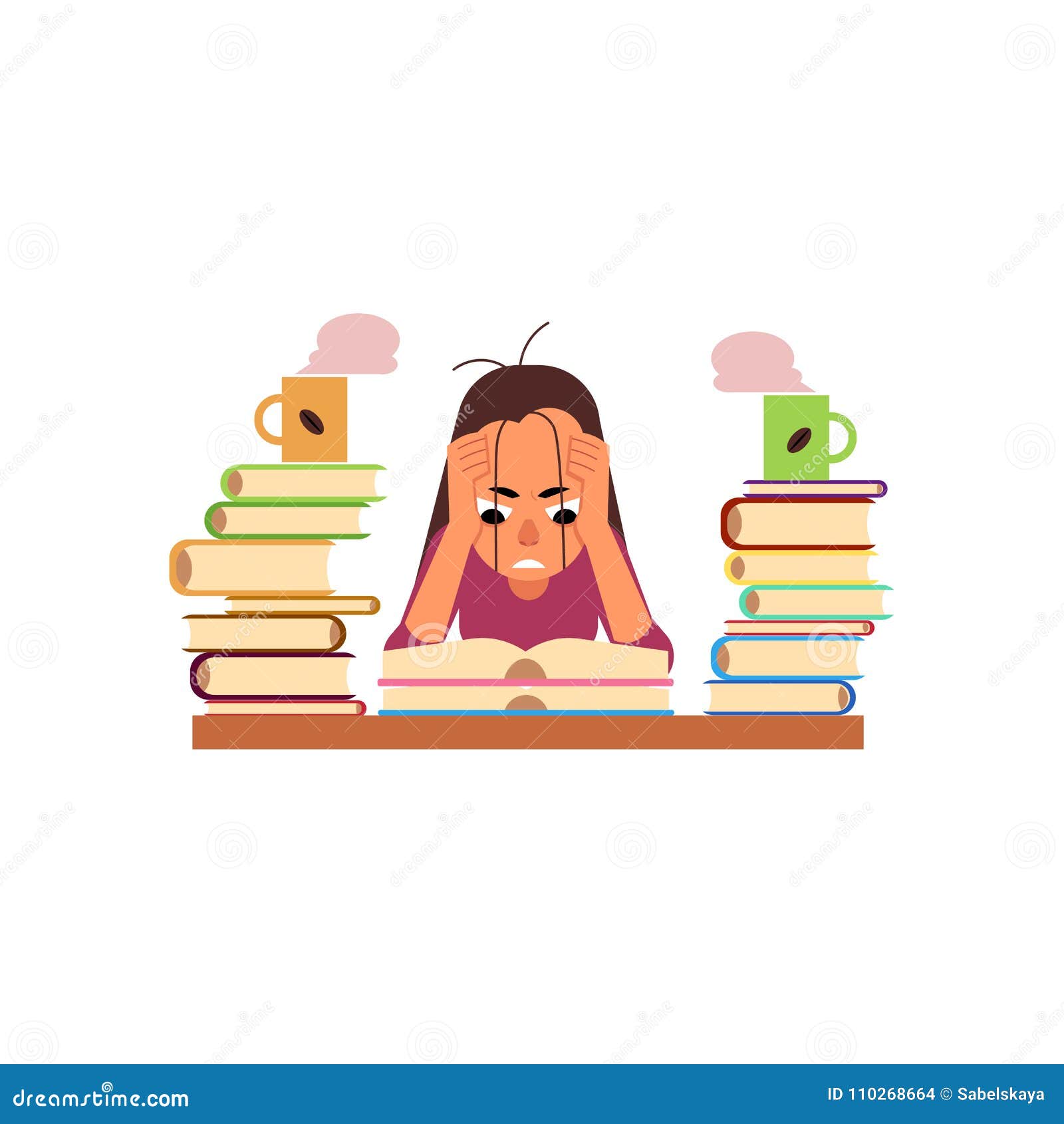 Exhausted Studying Cartoon Stock Illustrations – 268 Exhausted Studying  Cartoon Stock Illustrations, Vectors & Clipart - Dreamstime
