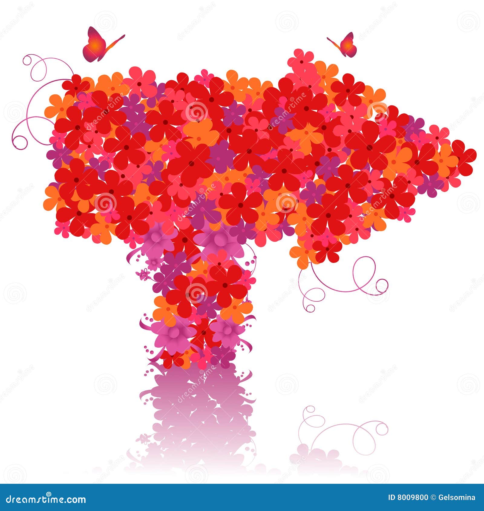 Download Vector floral arrow stock vector. Illustration of gift ...