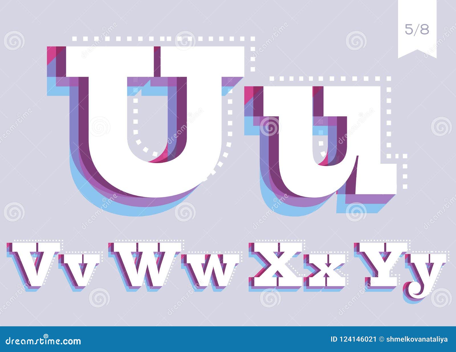 Vector Font Design Creative Poster Typeface Abstract Urban