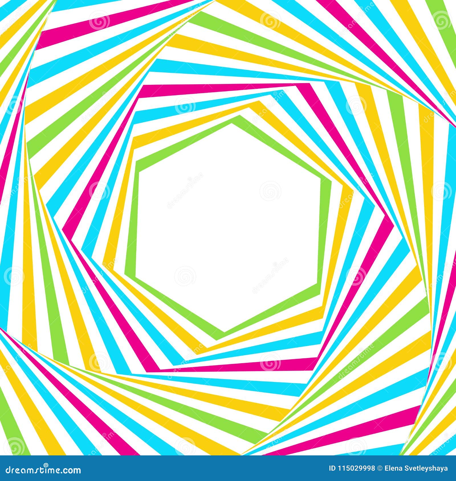 Vector Frame. Optical Illusion Frame Set. Dynamic Frame Stylish