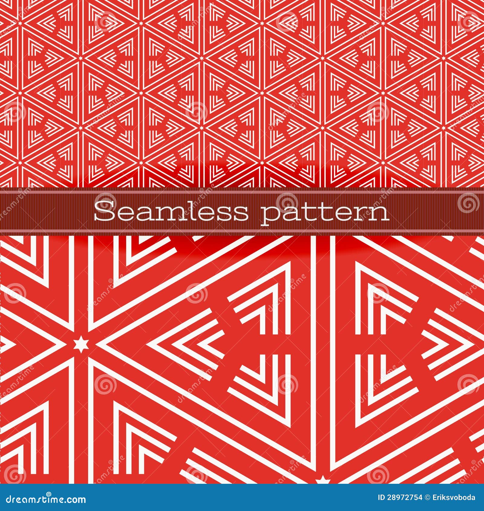 Vector Geometric Seamless Pattern Stock Vector Illustration Of